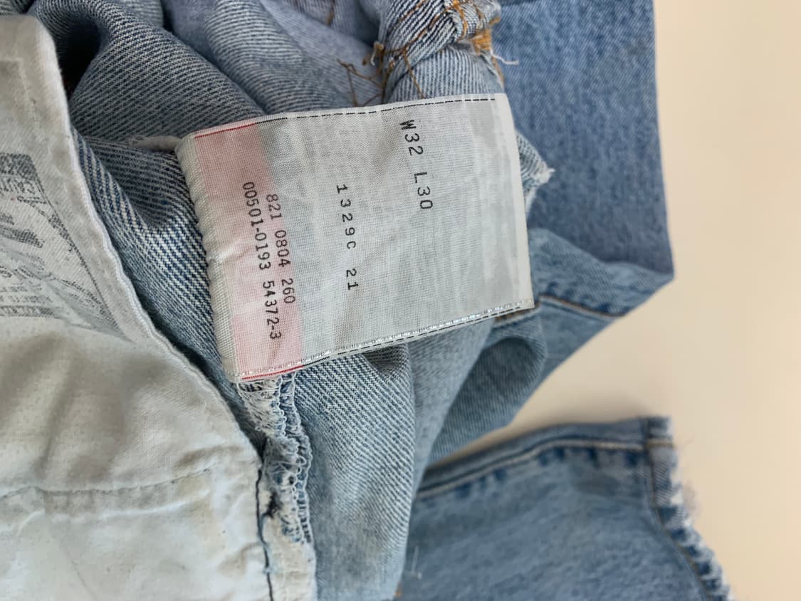 리바이스 501 데님 빈티지 커스텀 팬츠 상품이미지6