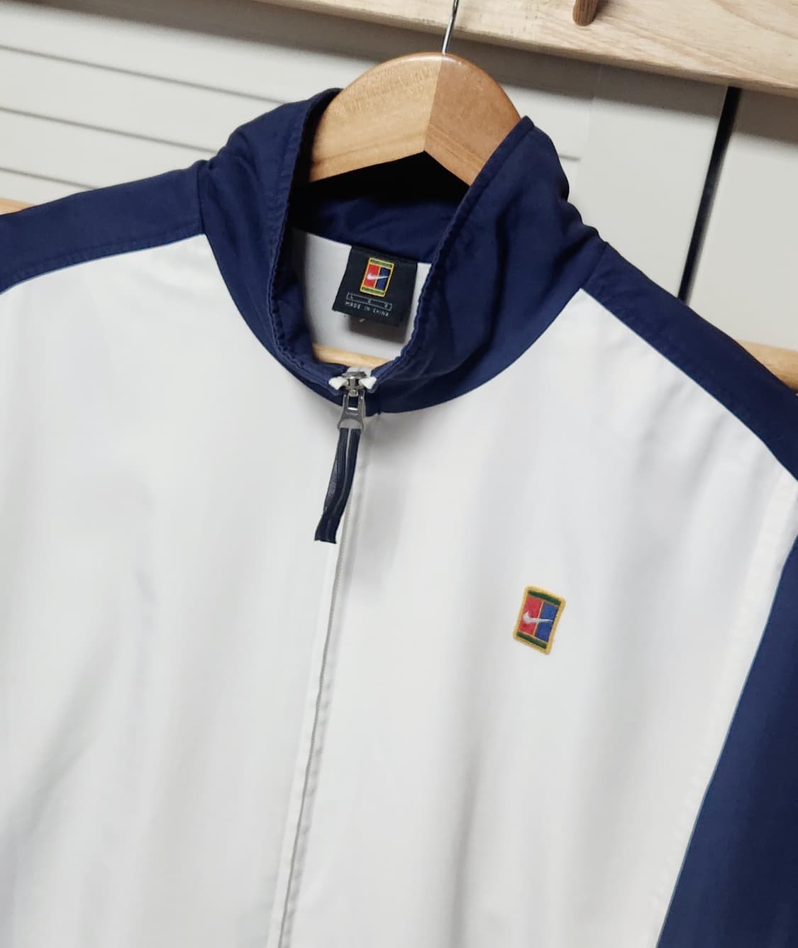 나이키 테니스 로고 바람막이 배색 자켓 상품이미지6