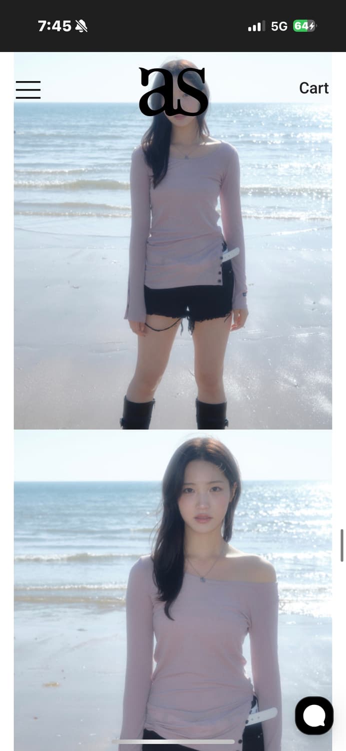 애즈온 버튼티 상품이미지7