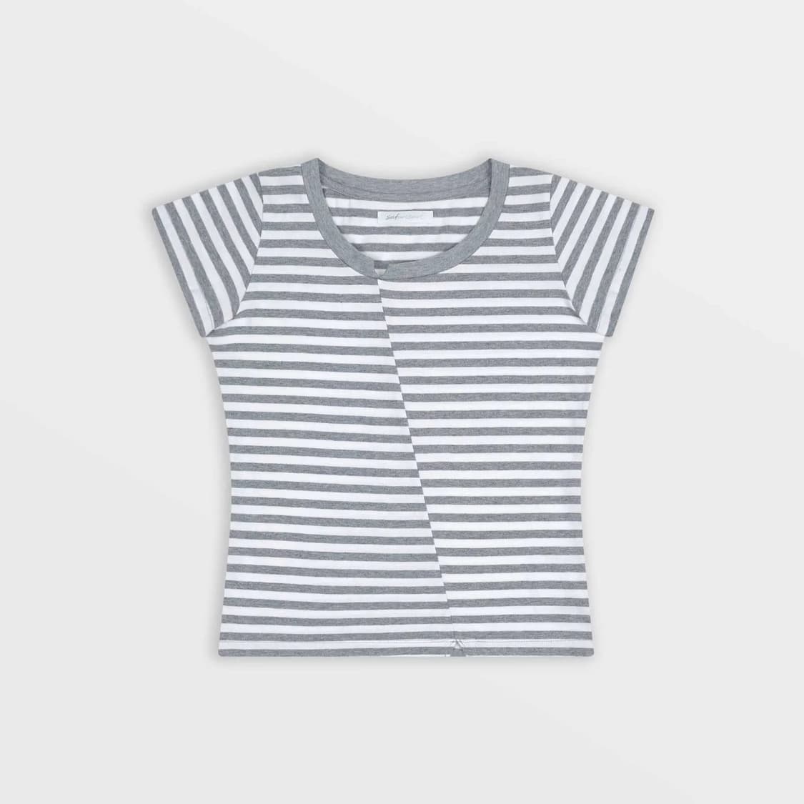 사파리스팟 1/2 Block Stripe T-shirt  상품이미지2