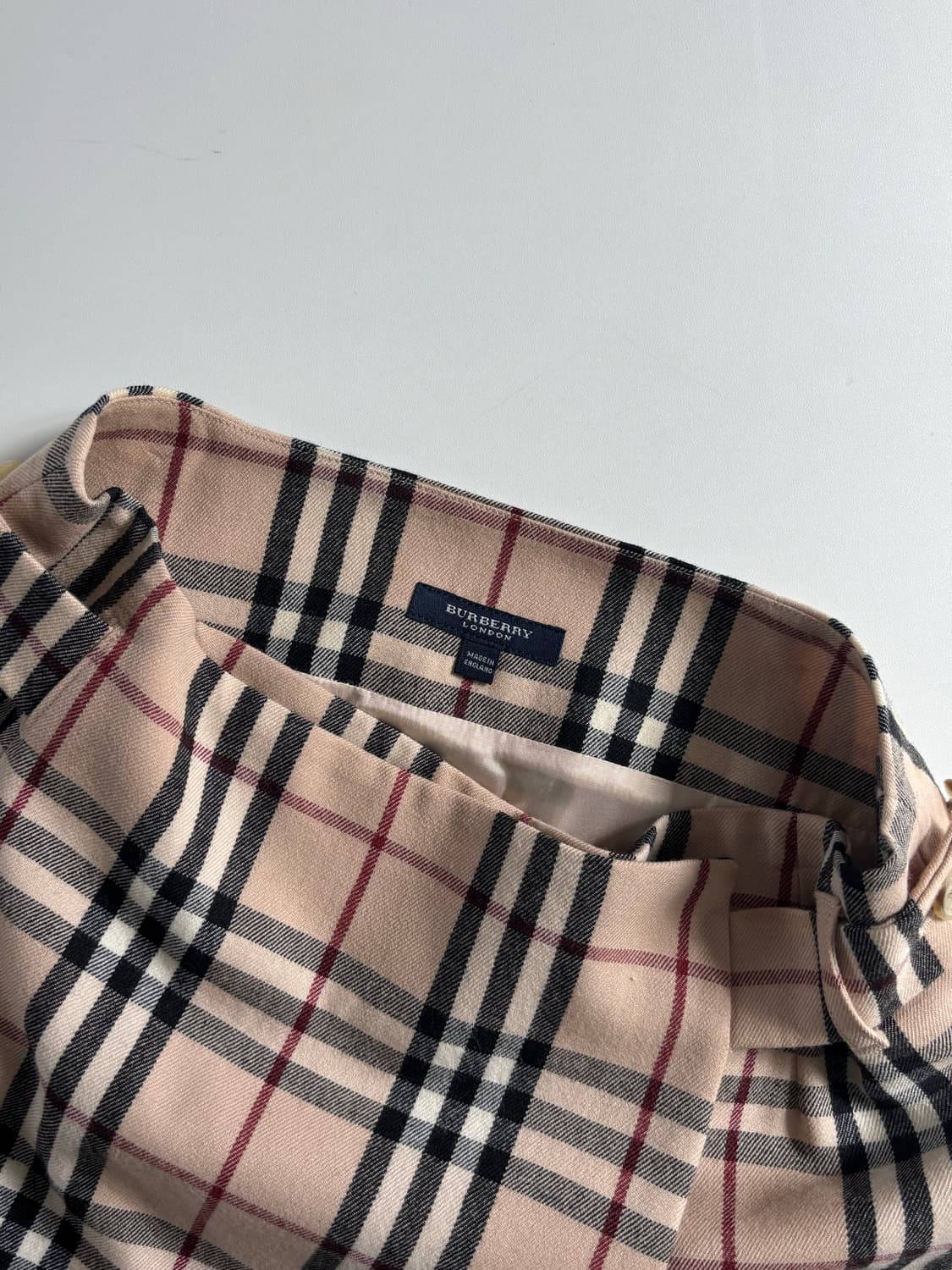 Burberry 버버리 베이지 노바체크 스커트 상품이미지6