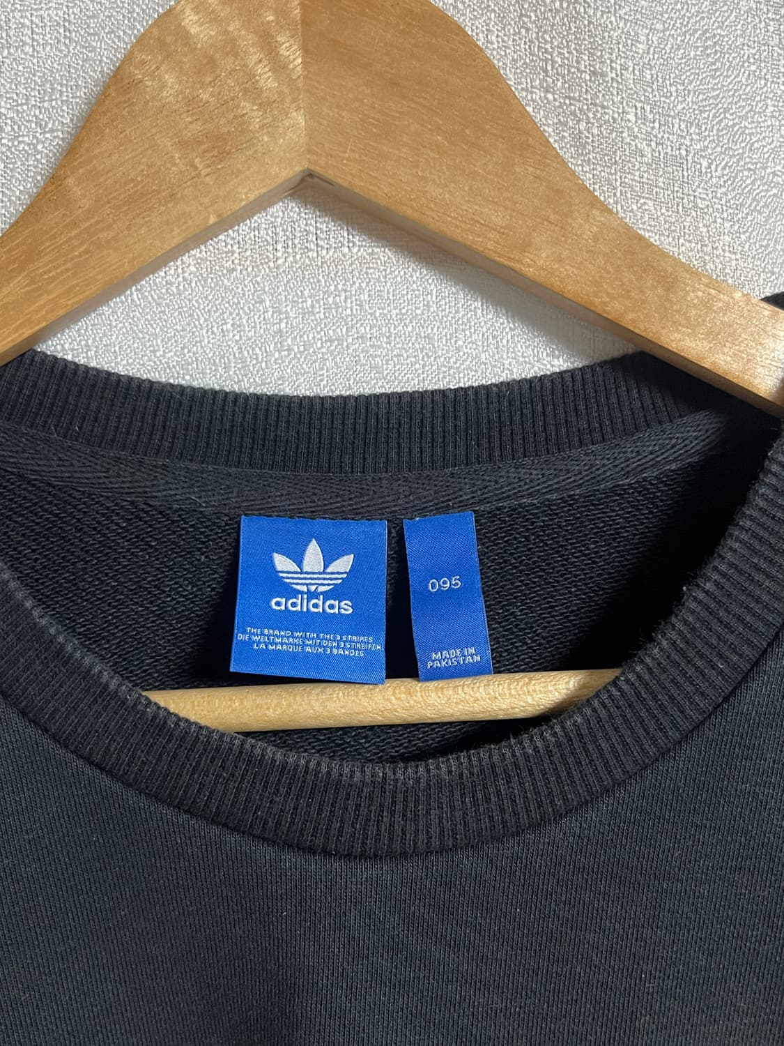 공용 아디다스 빅로고 트레포일 맨투맨 티셔츠 95 상품이미지4