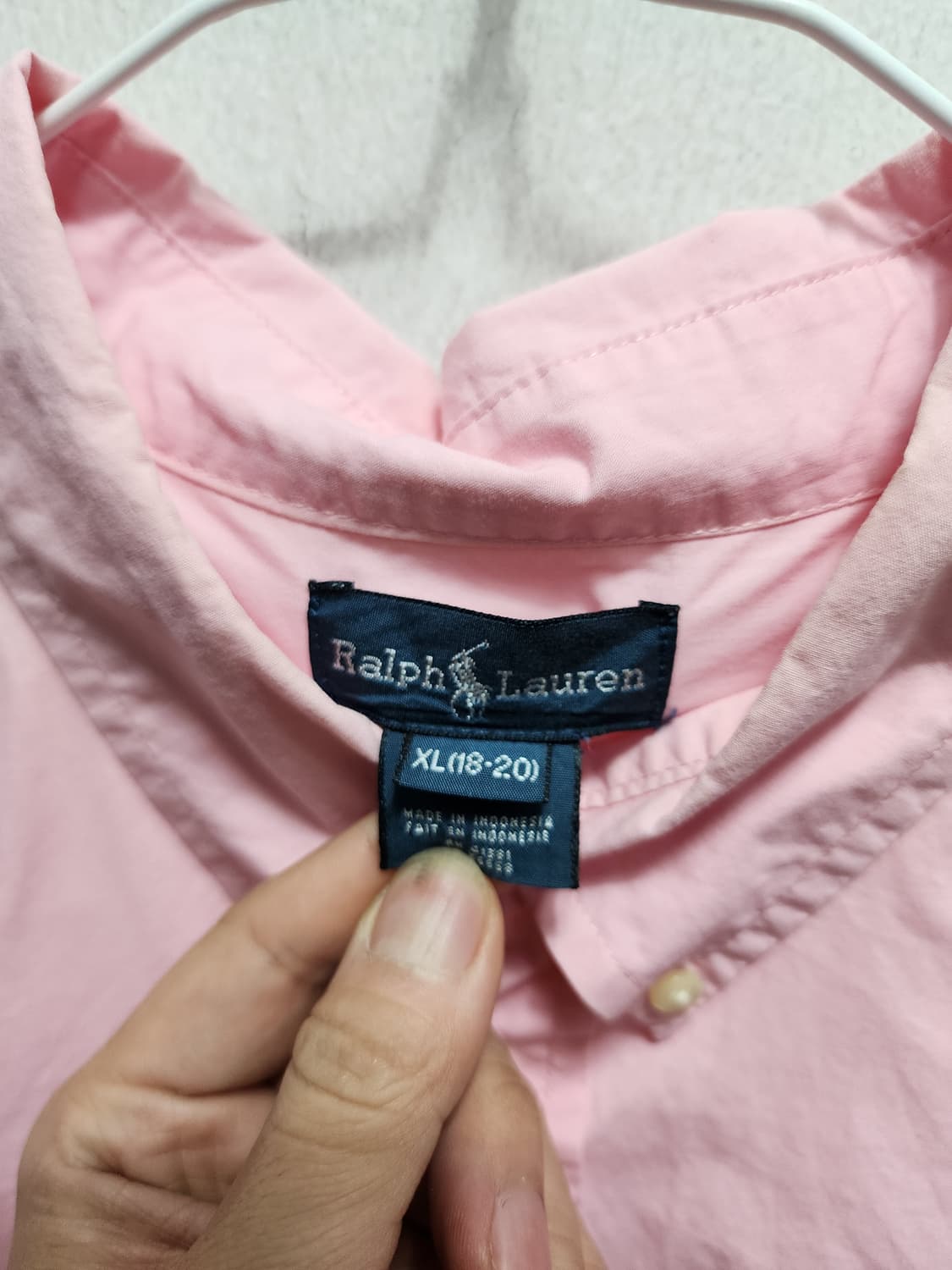 폴로 랄프로렌 핑크 반팔셔츠 상품이미지3