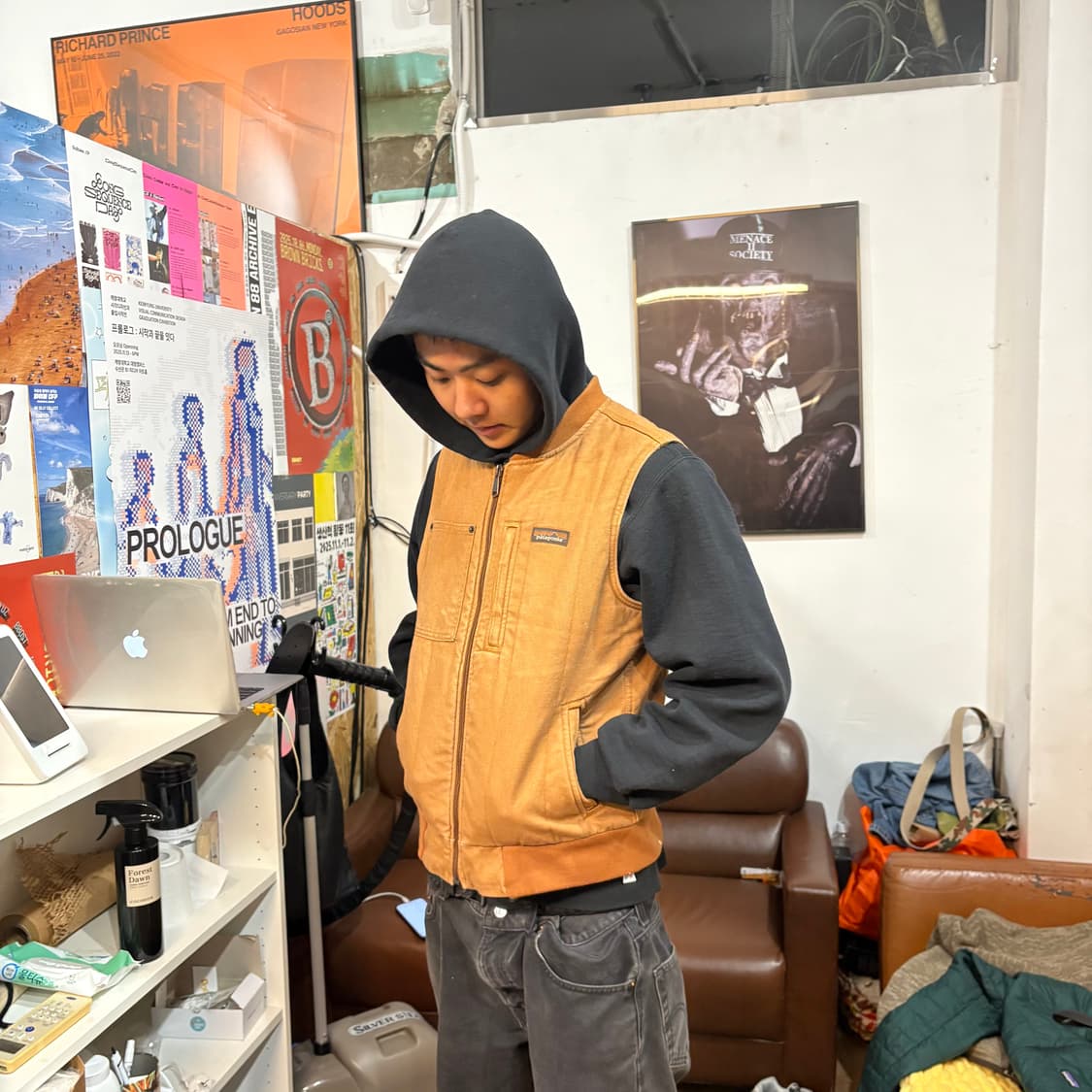 파타고니아 브라운 올 시즌즈 햄프 캔버스 베스트 상품이미지1