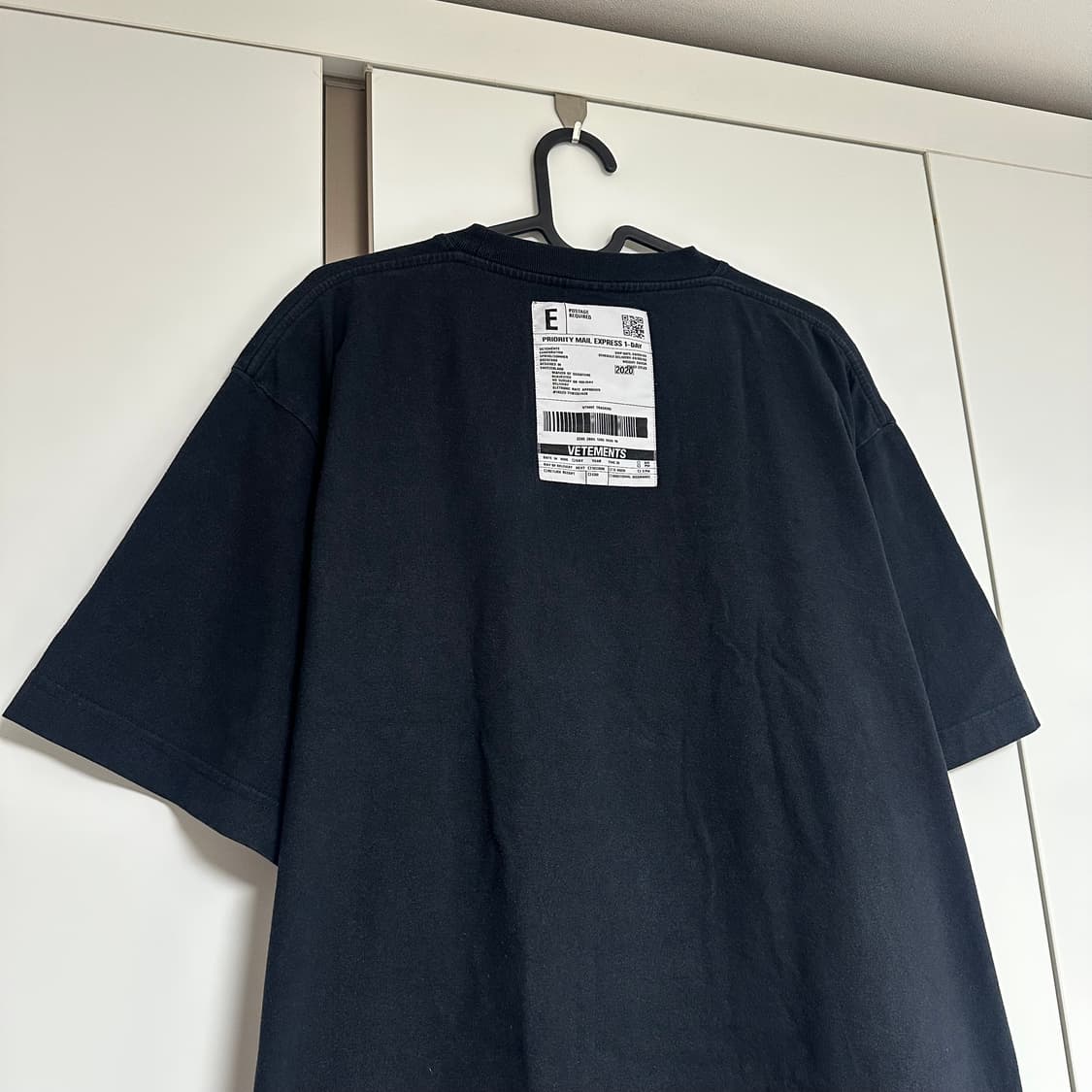 베르멍 로고 바코드 반팔 티셔츠 L사이즈 상품이미지8