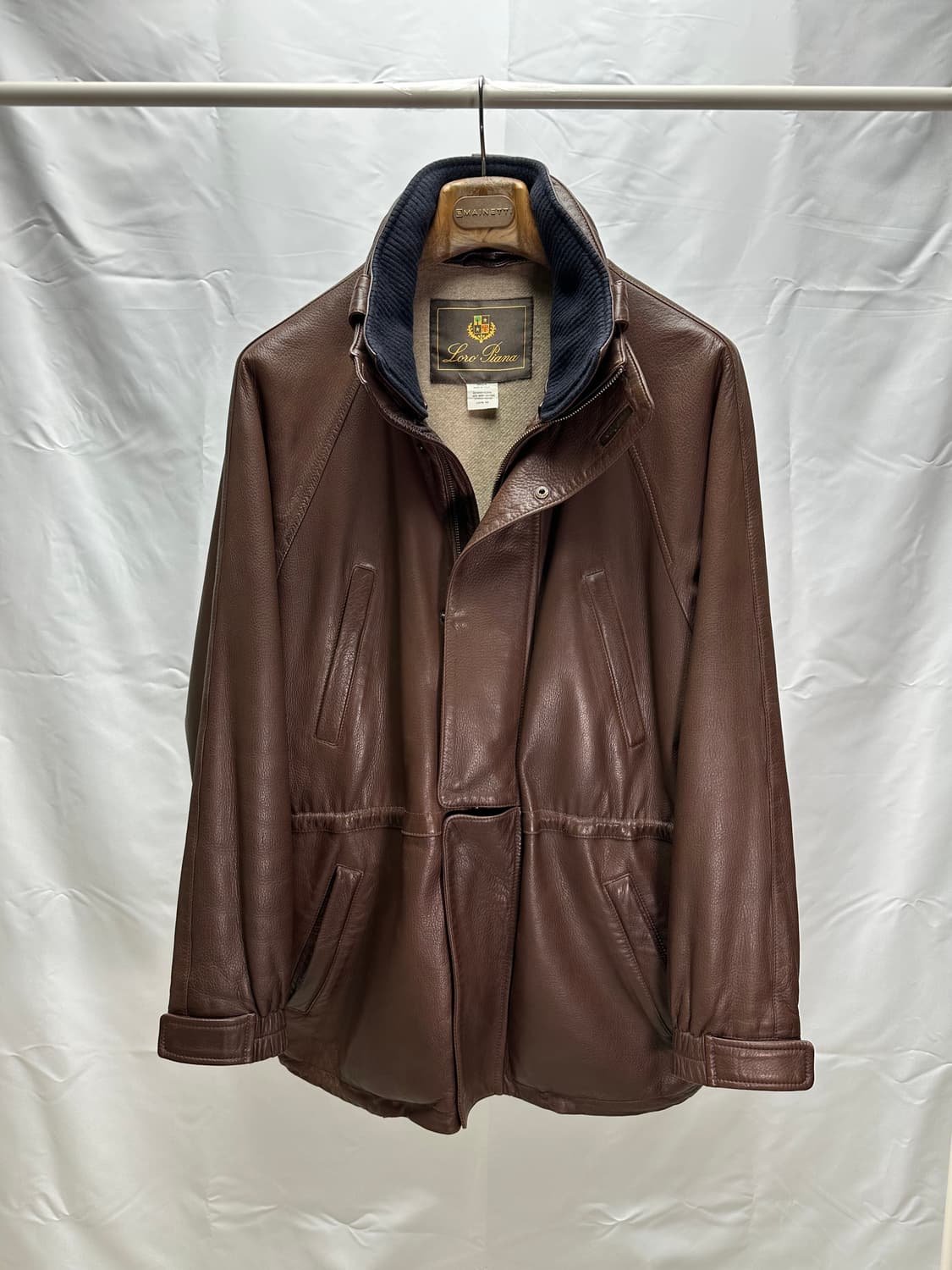 로로피아나 디어스킨 아이서 자켓 XL(110) 판매 상품이미지1