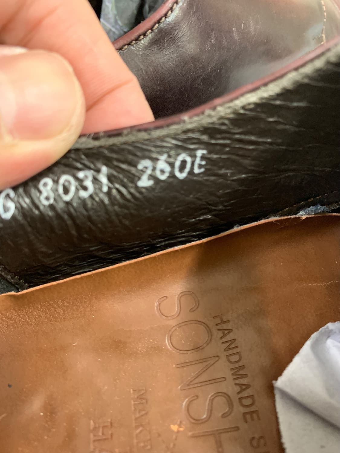 손신발 더블 몽크 스트랩 로퍼 브라운 260  상품이미지9