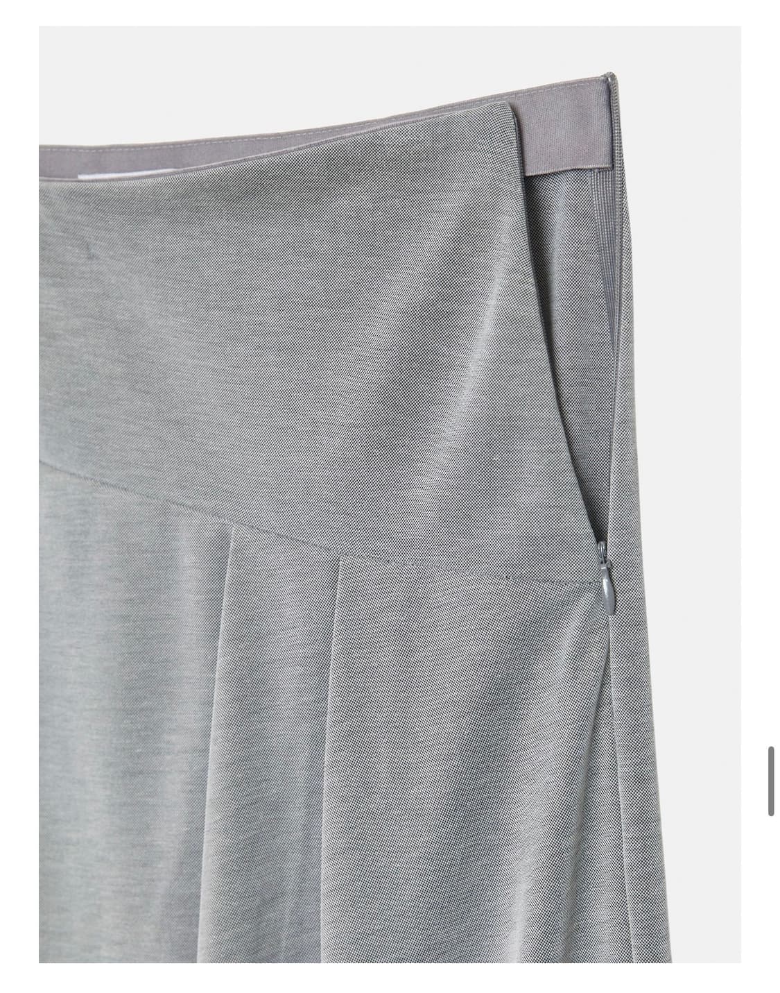 파이카 draped maxi skirt(grey) 상품이미지3