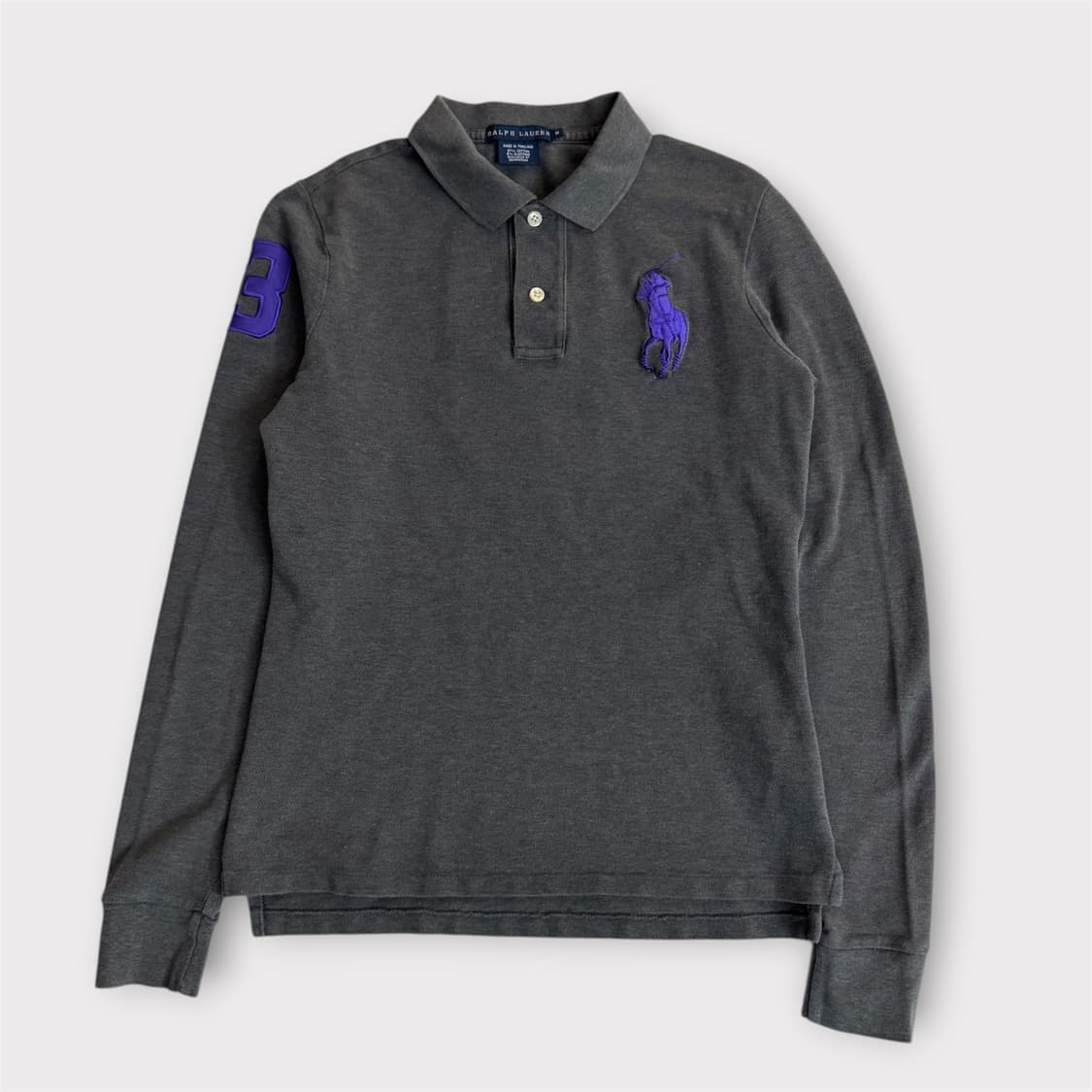 (우먼) 폴로 랄프로렌  퍼플 빅포니 카라티   상품이미지1