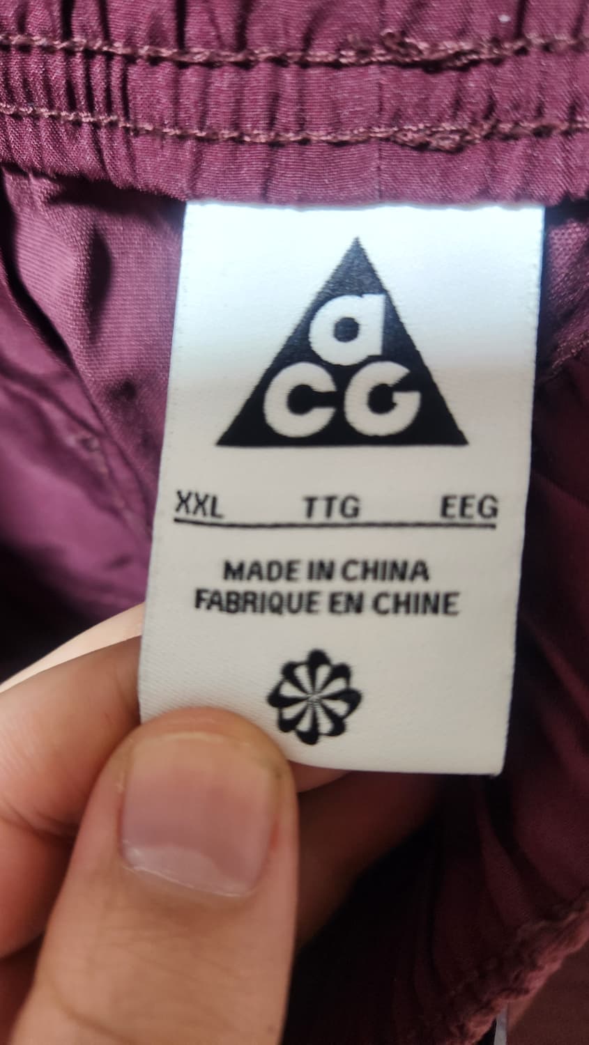 나이키 ACG 버건디/마룬 조거 팬츠 XL 상품이미지4