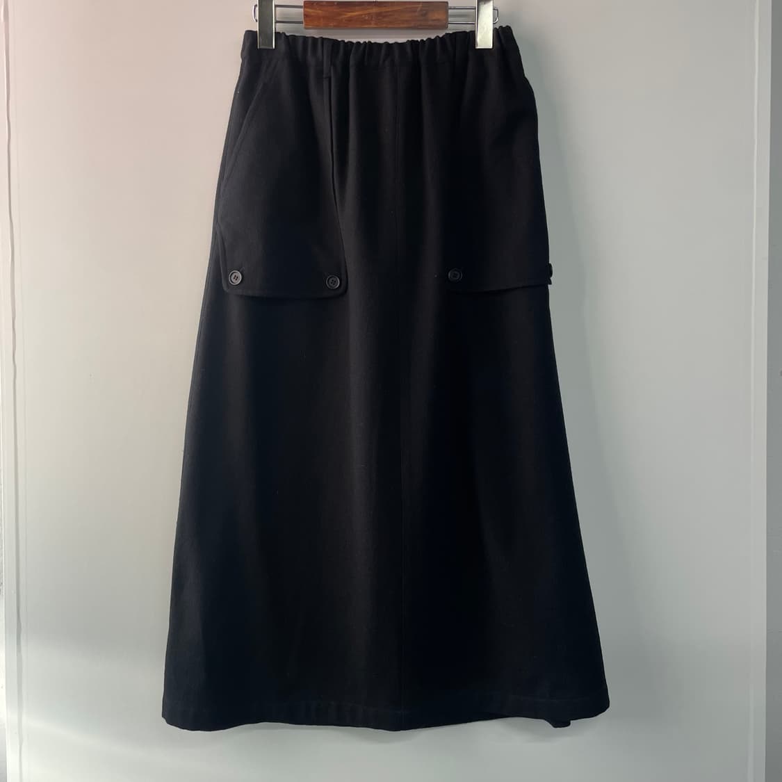 이세이미야케 플랜테이션 울 롱 스커트 상품이미지1