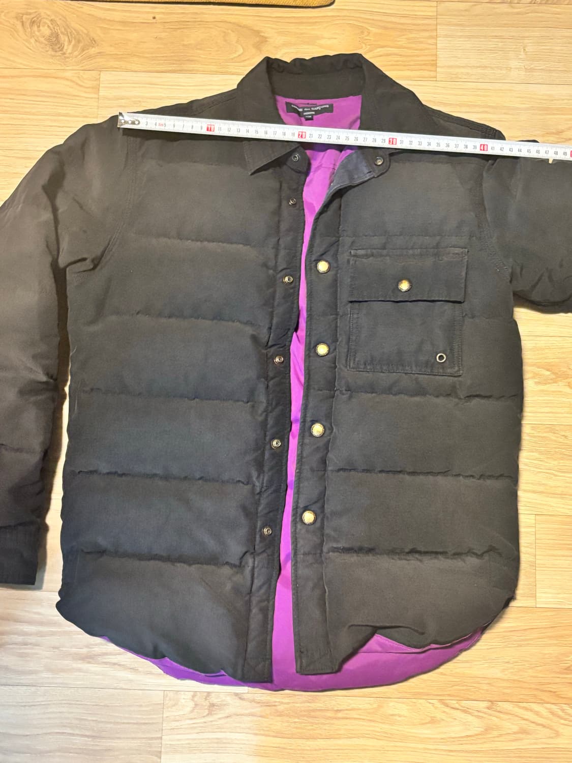 꼼데가르송 옴므 셔츠 패딩 xs 상품이미지6