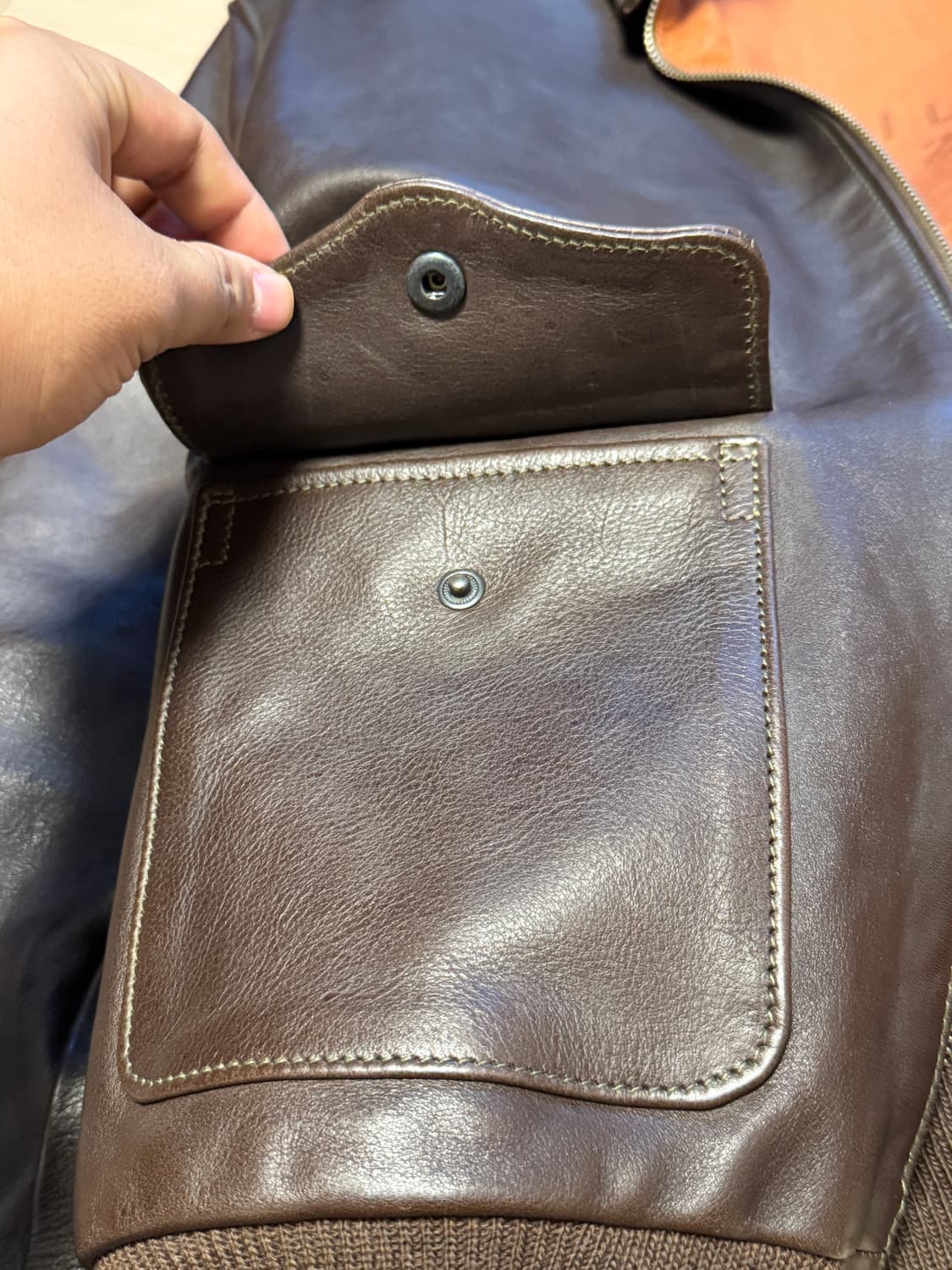 에어로레더 a-2자켓 42사이즈 팝니다 상품이미지10