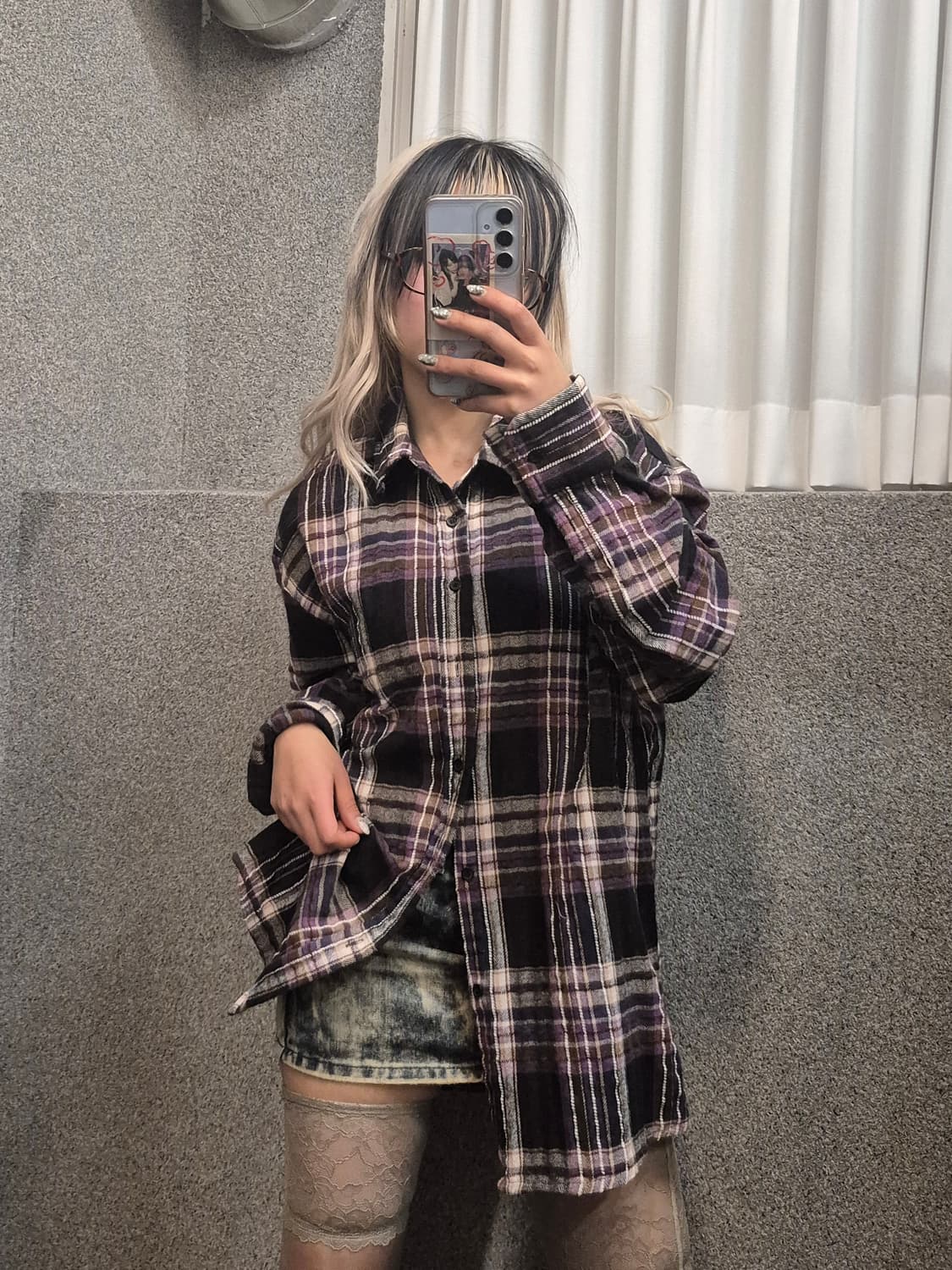 PALM ANGELS CHECK SHIRT  상품이미지1