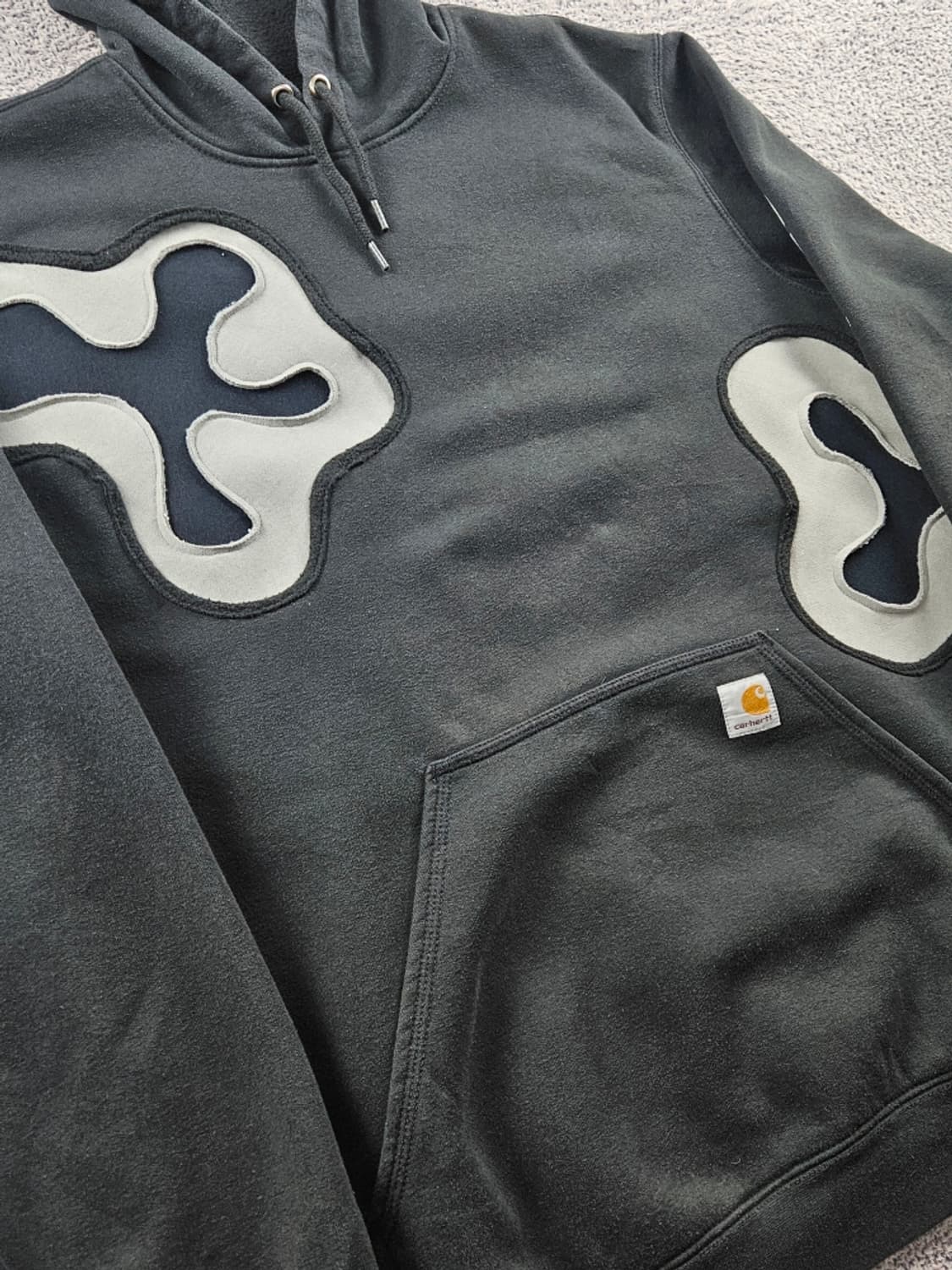 칼하트 아플리케 커스텀 스웻 후드 티셔츠 ( L ) / 10989 상품이미지6