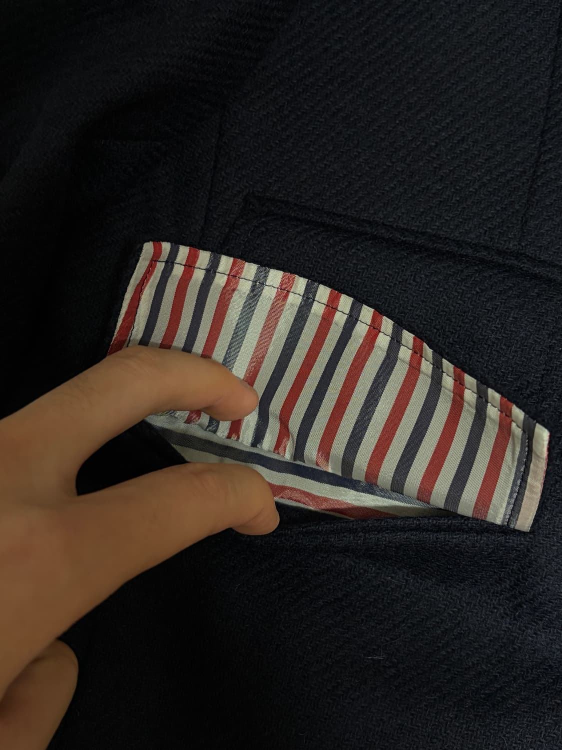 (새거급,매장판) 톰브라운 쉐틀랜드 금장 블레이저 1 톰브라운 금장 자켓 상품이미지5