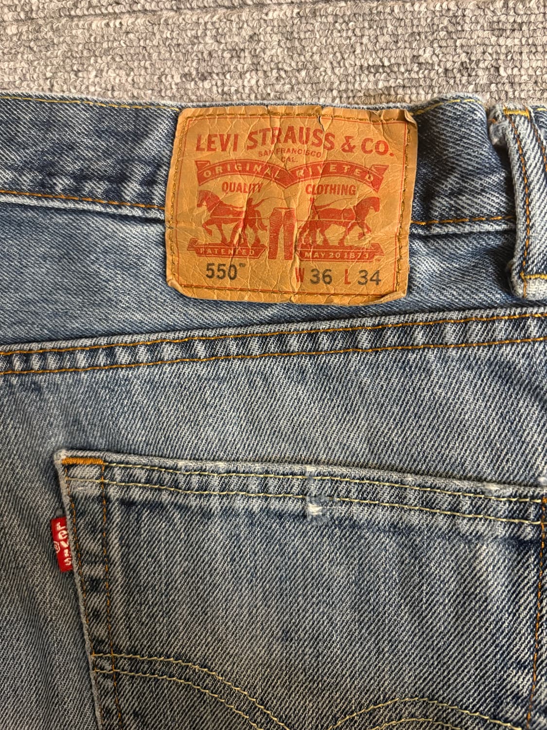 [W36  L34] 리바이스550 데님팬츠/ 06 상품이미지6