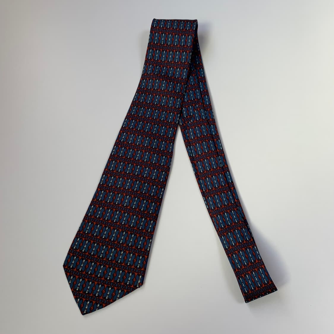 에르메스(HERMES) 명품 빈티지넥타이 프랑스 100실크 A등급 상품이미지8