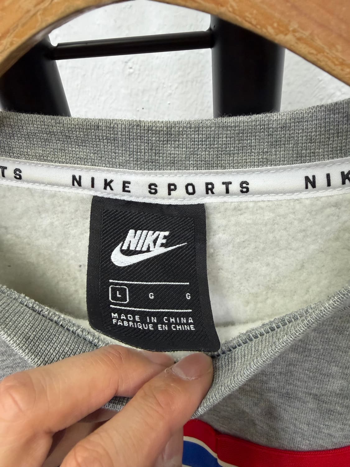 정품) 나이키 여성 오버핏 맨투맨 L  상품이미지5