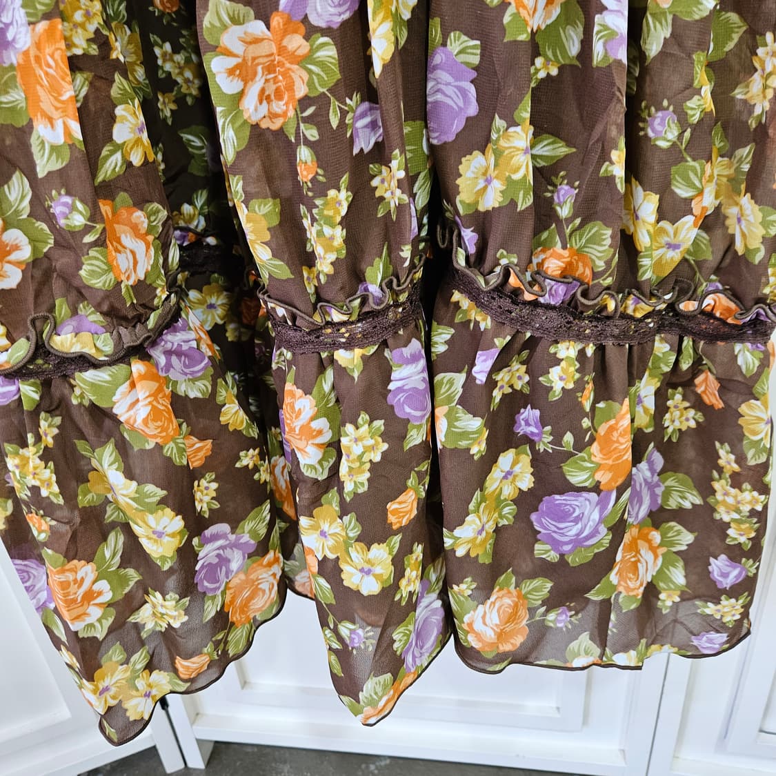 플라워 리본 롱 원피스 상품이미지6