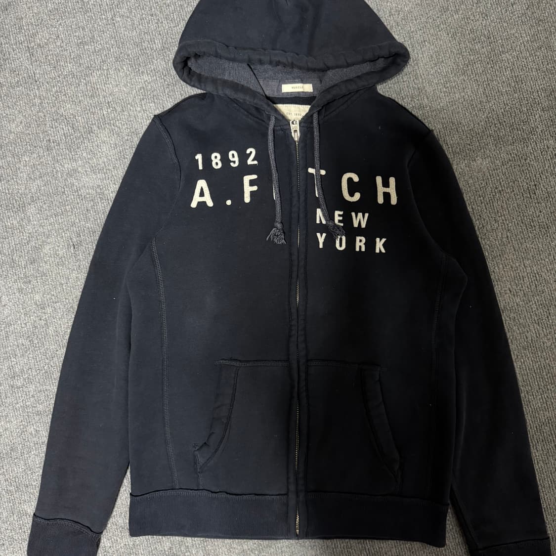 아베크롬비 네이비 후드집업 m 상품이미지2