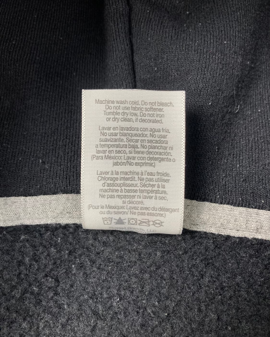 00s Russell Zip Up Hoodie (black) 상품이미지4