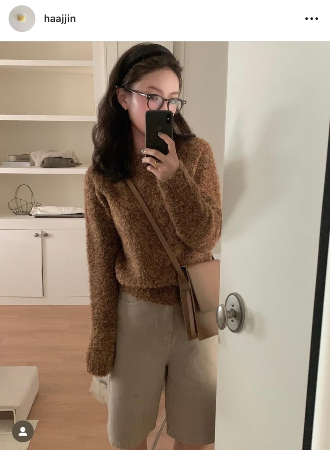 게드 GED 라운드 부클 니트 상품이미지3