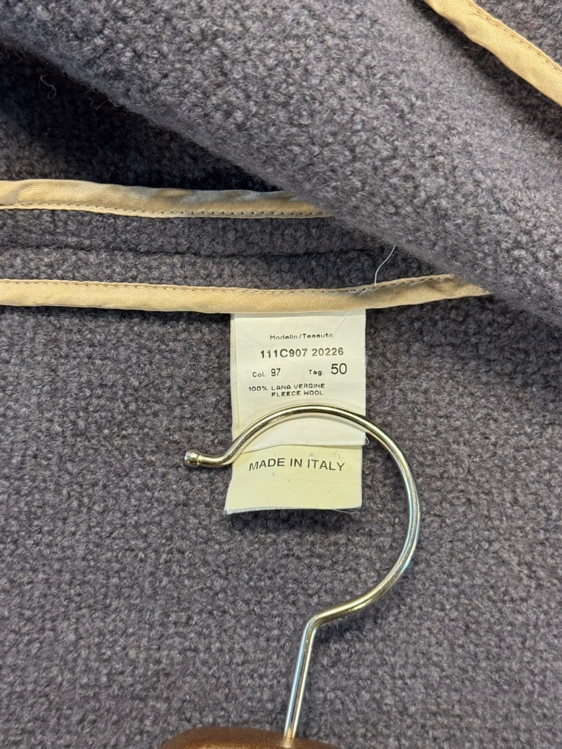 파올리니 니트 패브릭 코트 100 상품이미지10