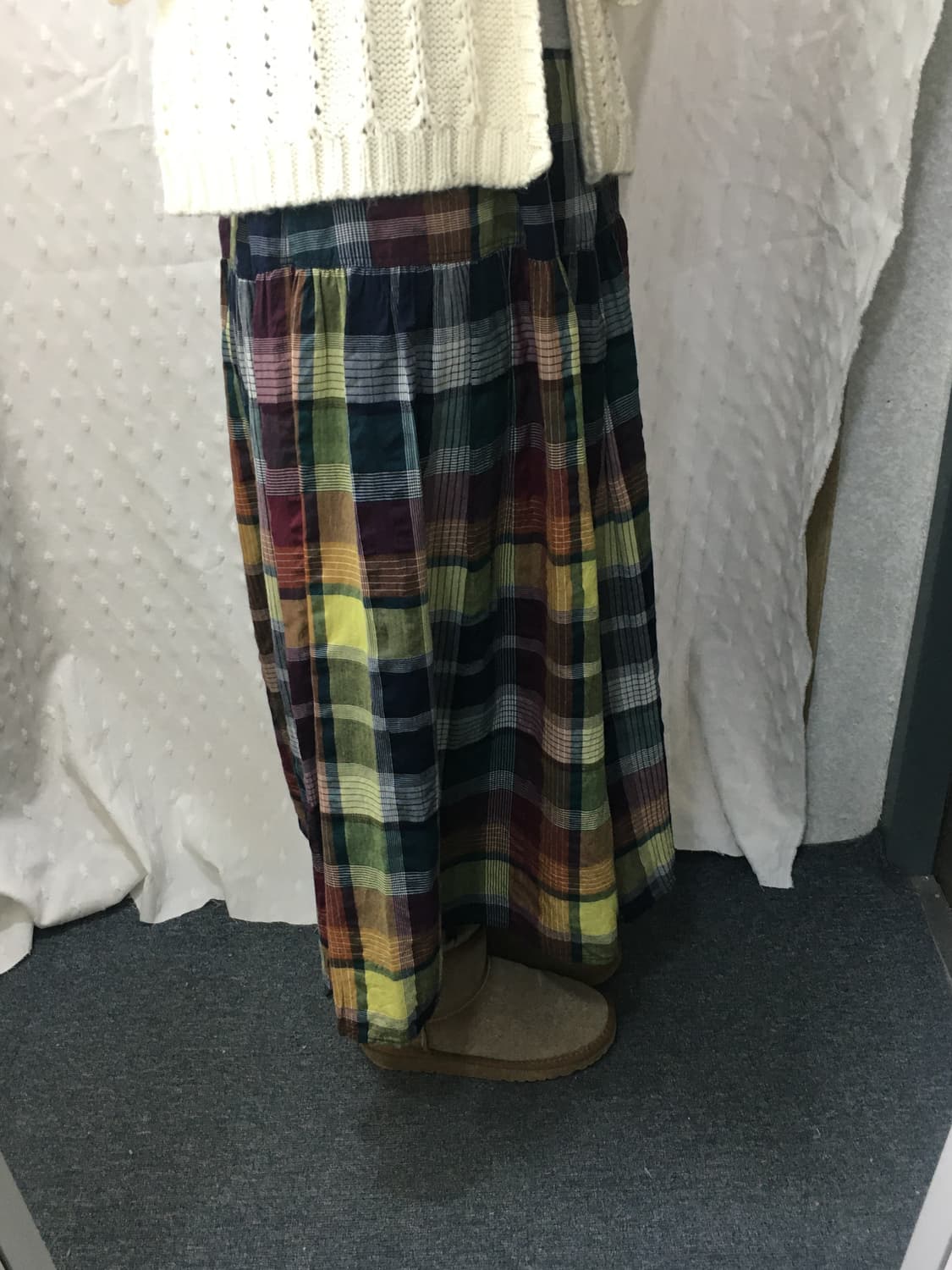 니코앤드 다채색 롱 스커트 상품이미지5