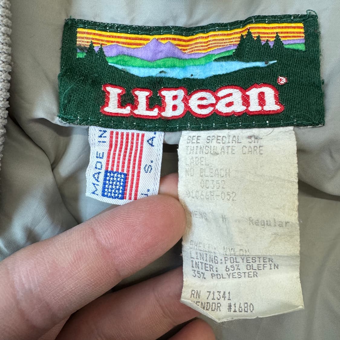 엘엘빈 90s 풀오버 마운틴 고프코어 3M 신슐레이트 점퍼 자켓 상품이미지6