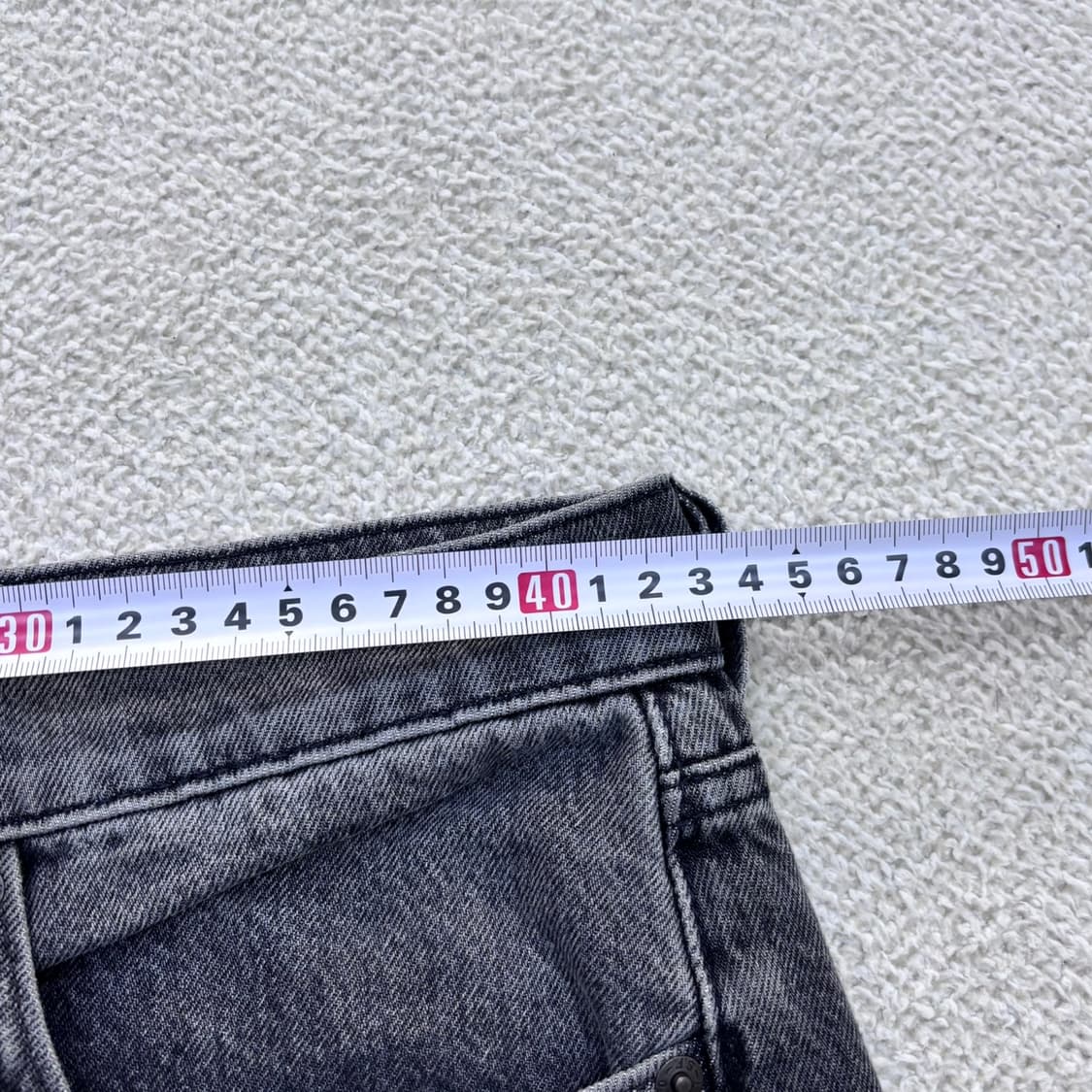 W32 리바이스 502 흑청 데님 팬츠 0406E 상품이미지6