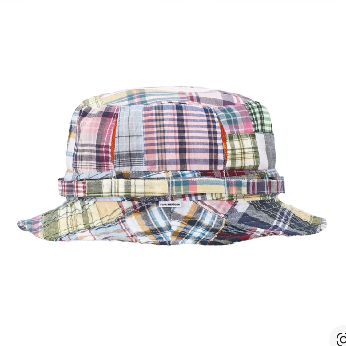슈프림 x 굿이너프 패치워크 마드라스 크러셔 멀티컬러 버킷햇 상품이미지3