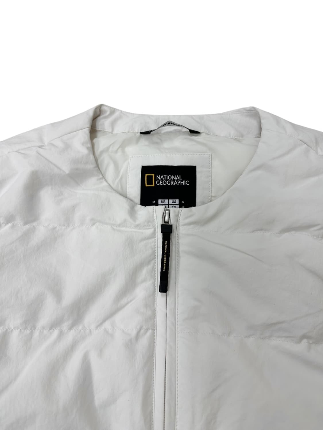 내셔널지오그래픽 구스다운 경량패딩 화이트 (M) 상품이미지3