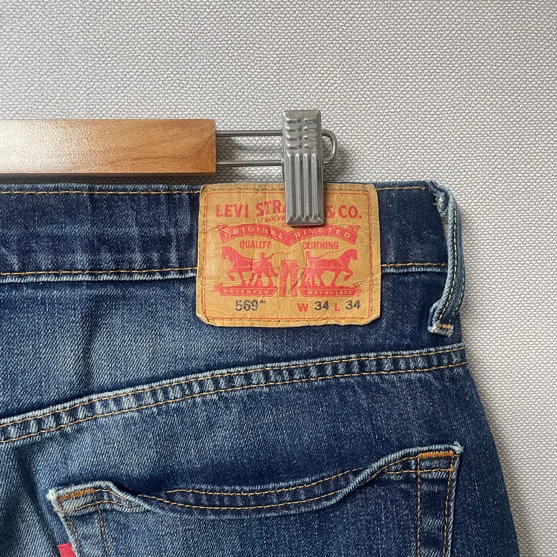 34x34 리바이스 569 블랭크탭 상품이미지4