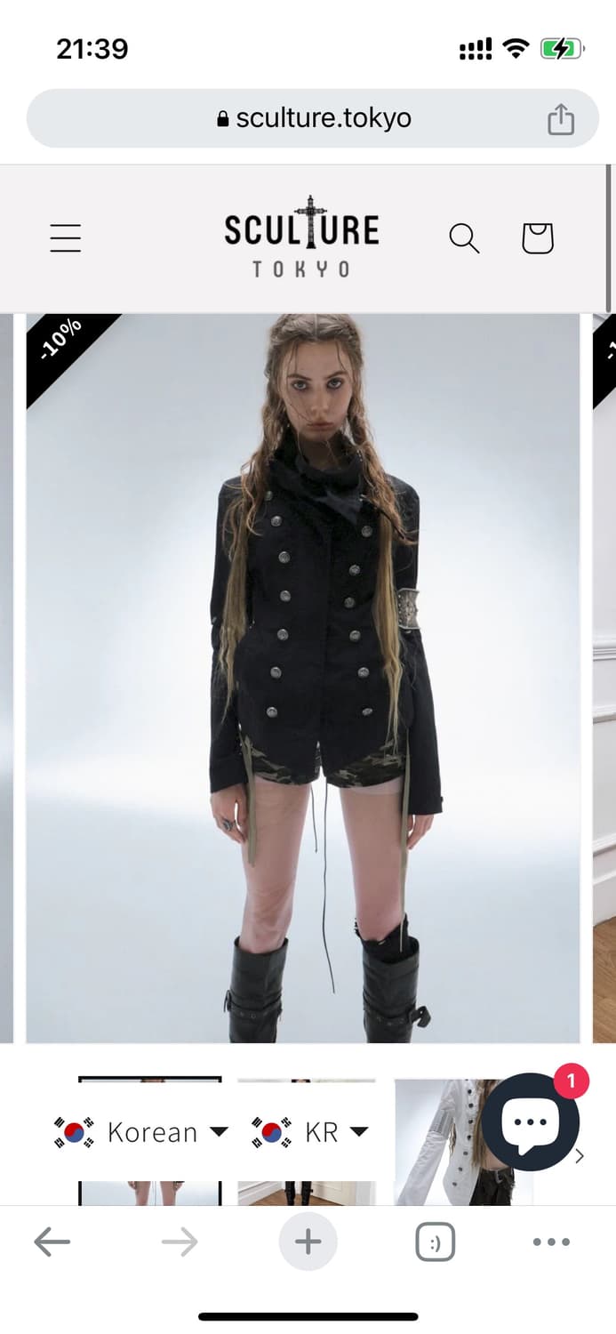 Double Punch 하이넥 메탈버클 나일론 윈드브레이커 상품이미지1