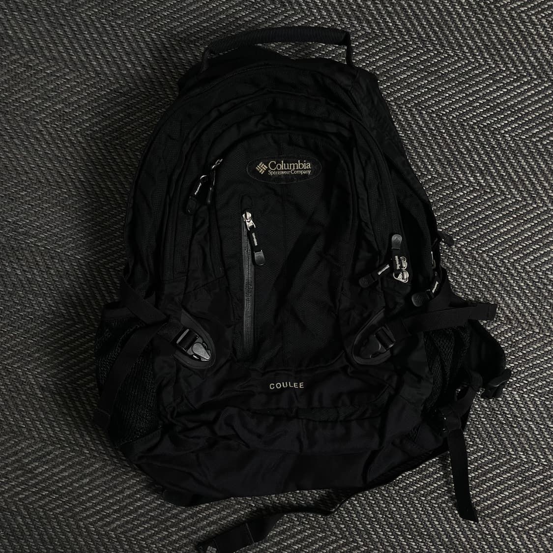 컬럼비아 coulee 블랙 아웃도어 테크 백팩 y 3742 상품이미지2