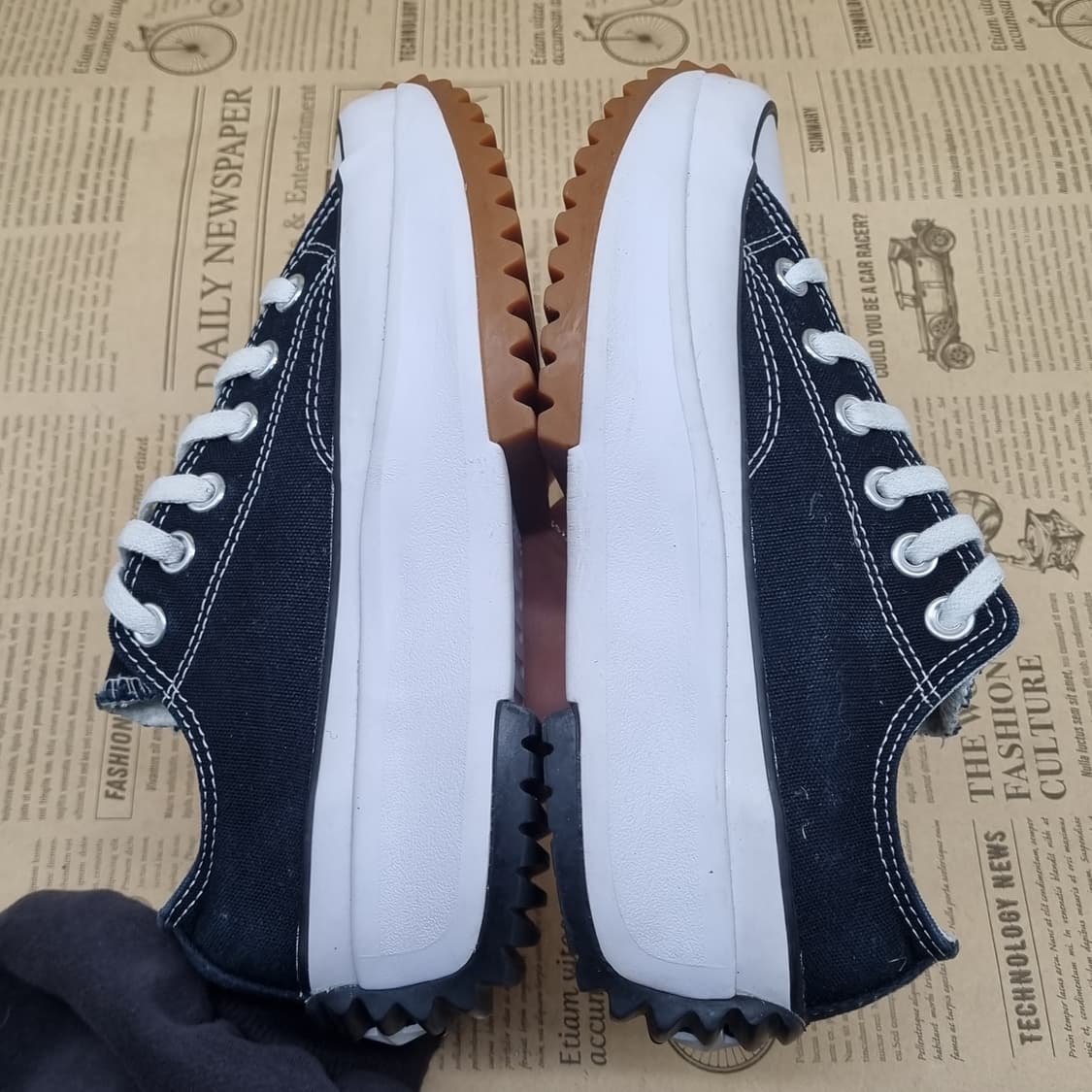 컨버스 런스타하이크 로우 스니커즈225 상품이미지5