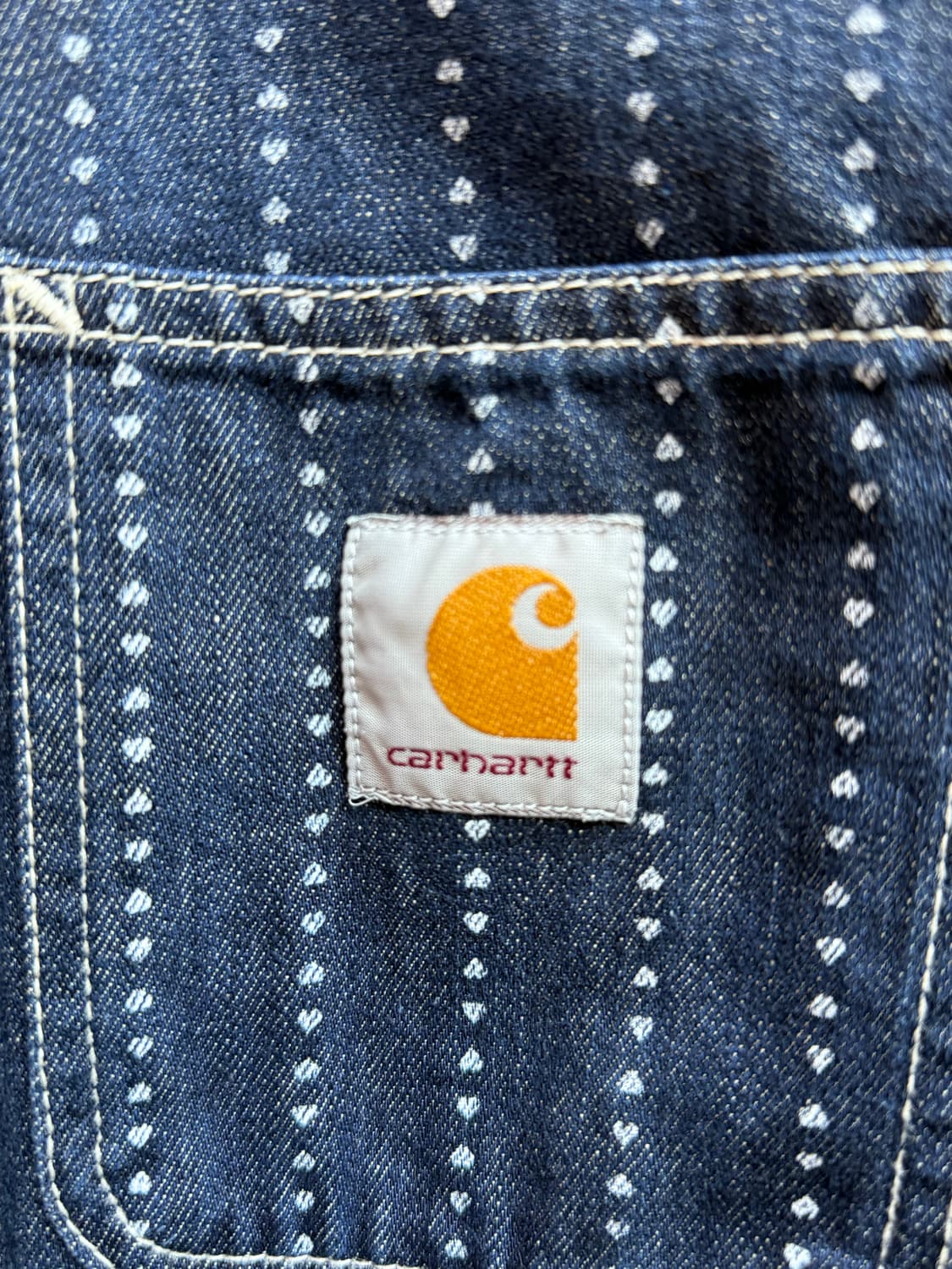 칼하트 데님 스트라이프 자켓 상품이미지5