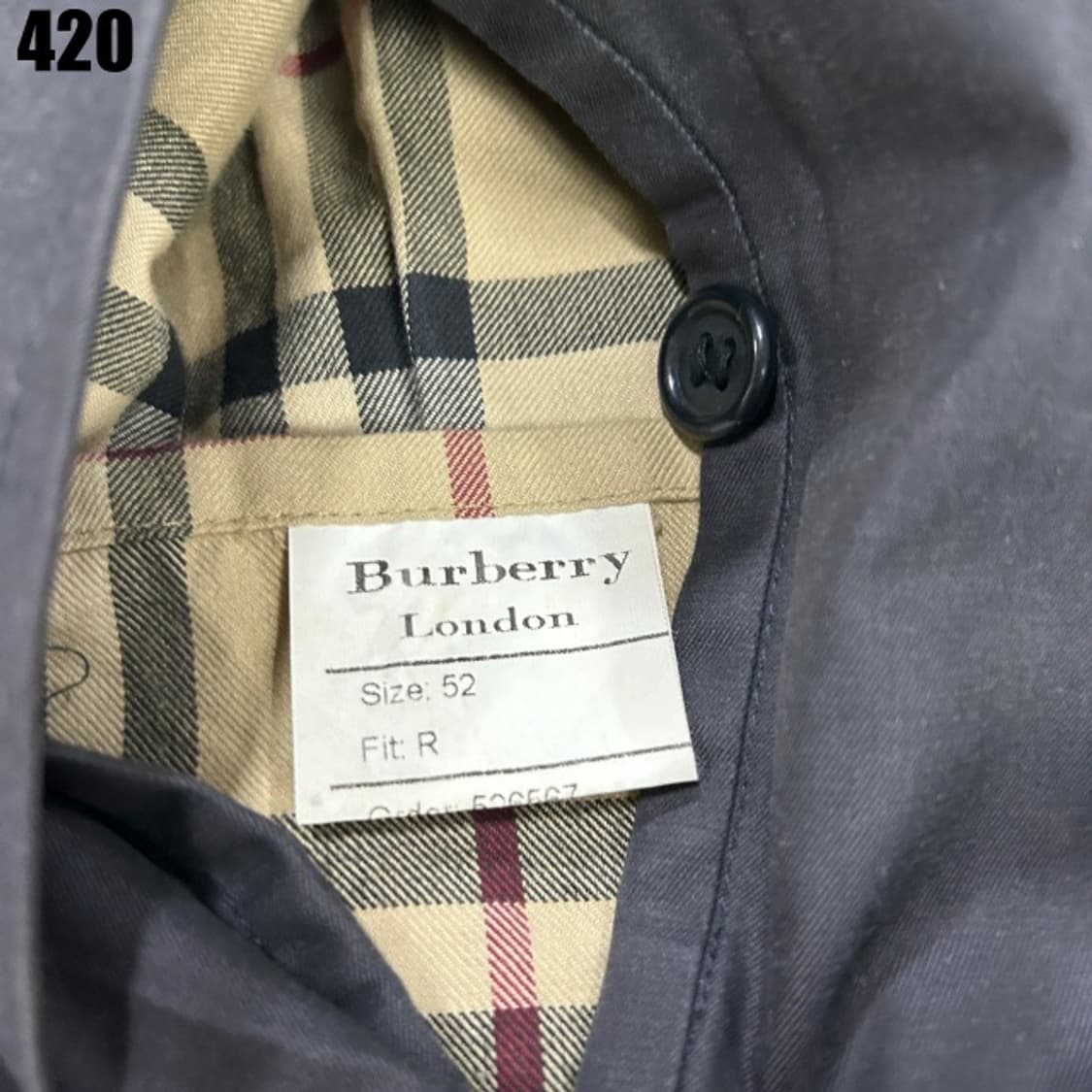 버버리 블랙 트렌치코트  상품이미지4