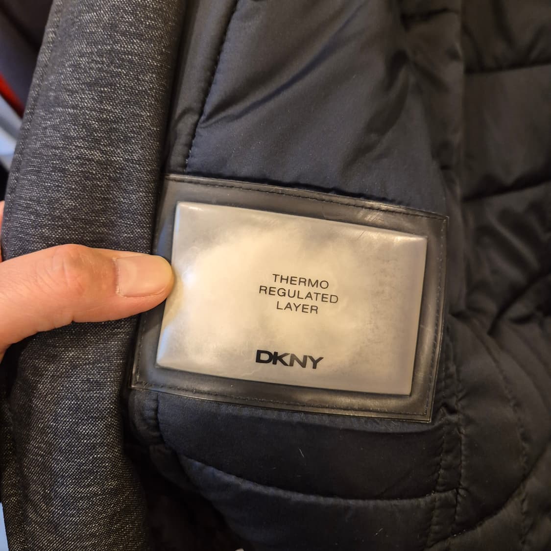 (M)DKNY 차콜 누빔코트 상품이미지6