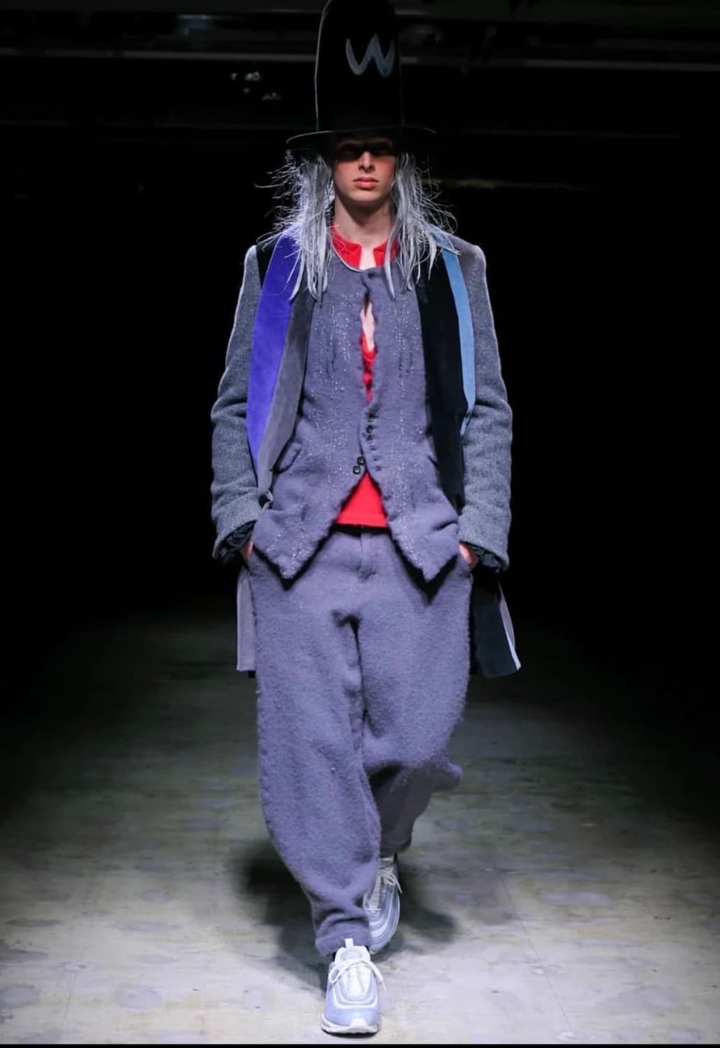 꼼데가르송 옴므 플러스 축융 울 팬츠 상품이미지5