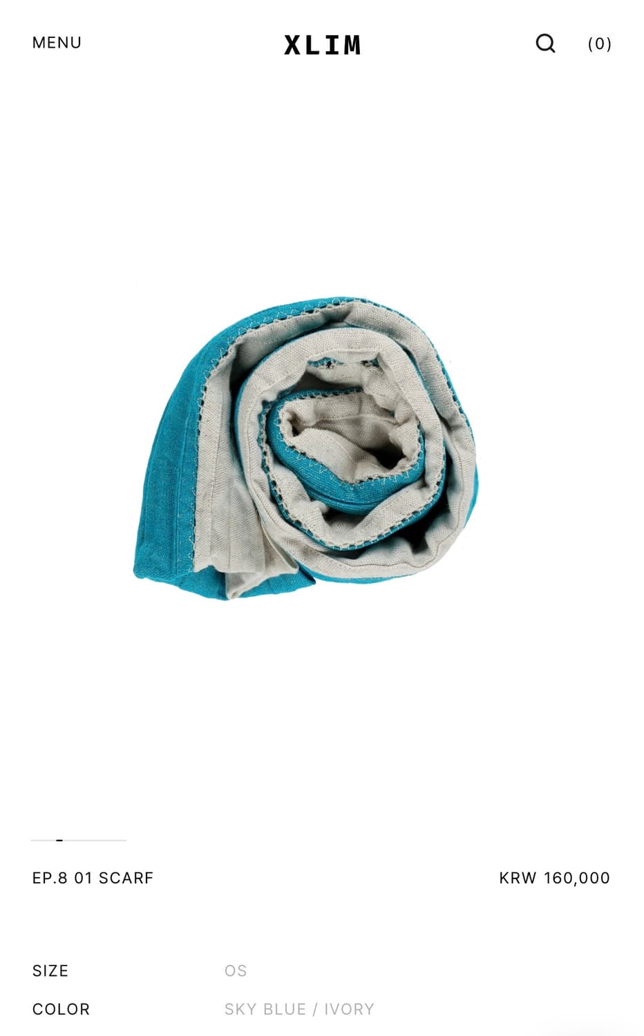 Xlim ep8 01 scarf 엑슬림 머플러 스카프 상품이미지1
