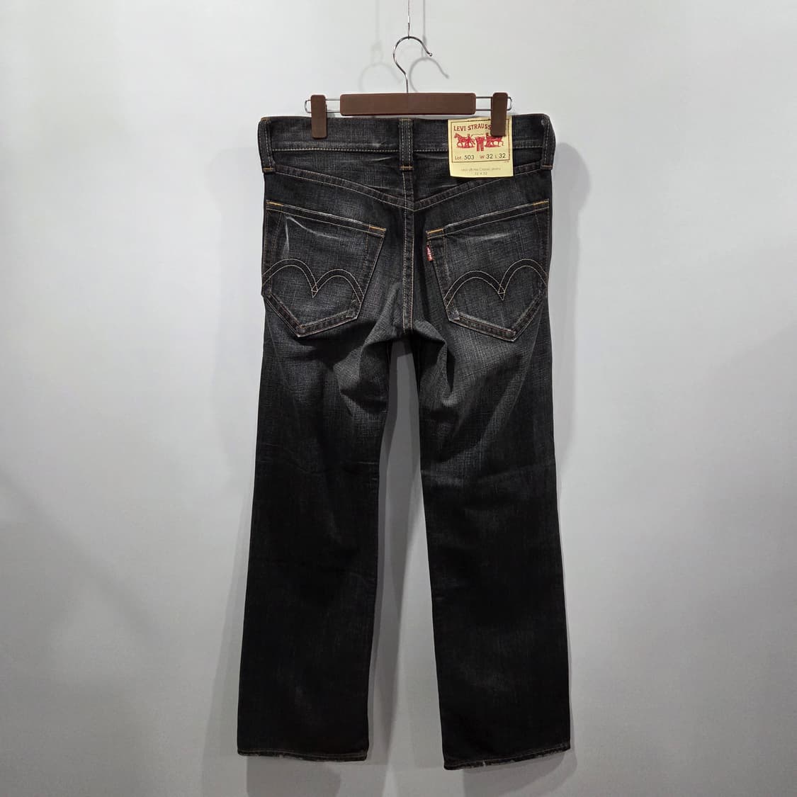 리바이스 503 클래식 흑청 데님팬츠 32/32 상품이미지5