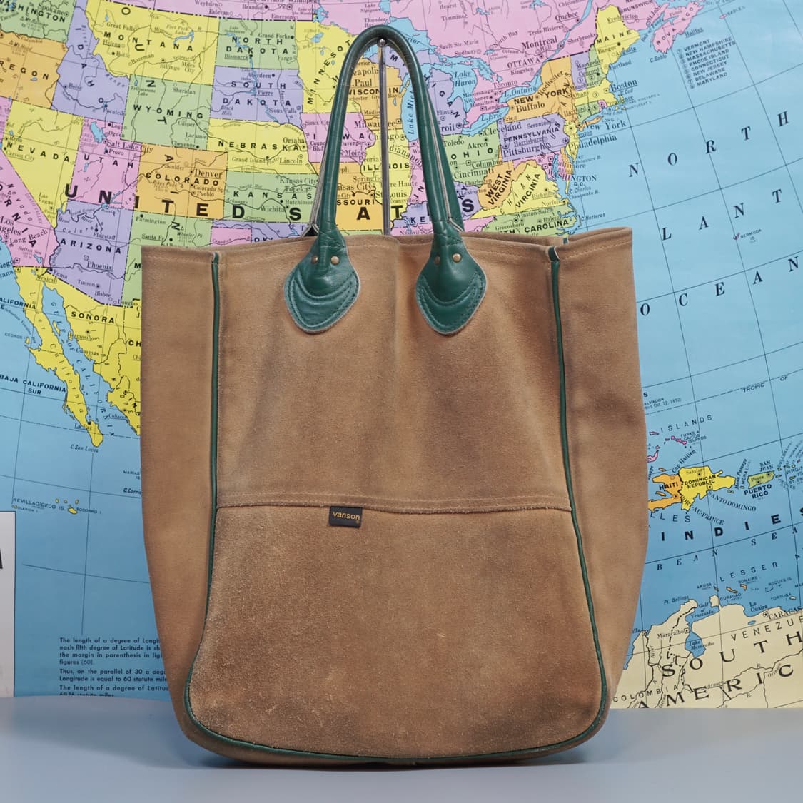 VANSON 레더 토트백 상품이미지1