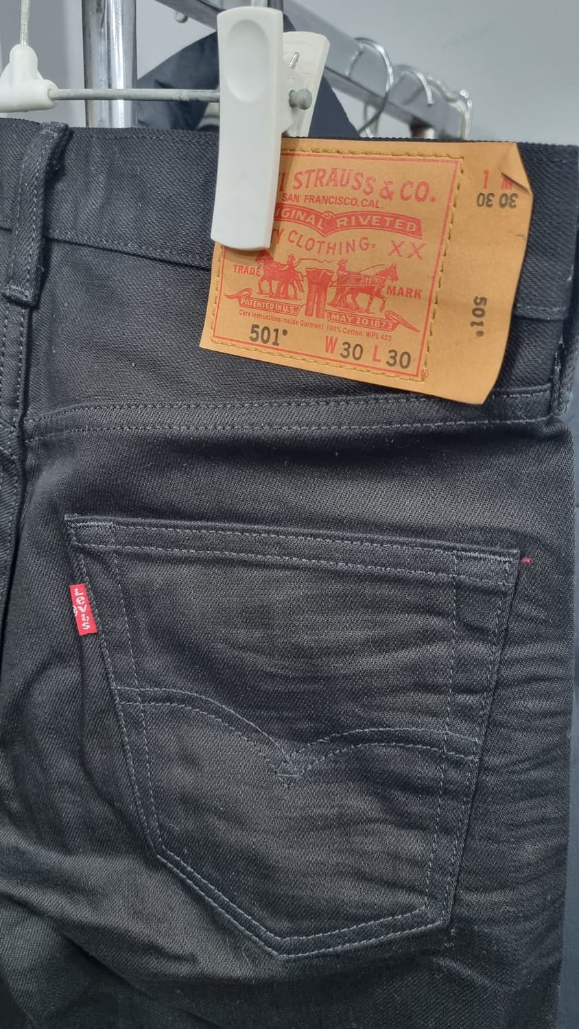 오리지널 리바이스501 블랙진 멕시코판 허리31 거의새거 상품이미지3