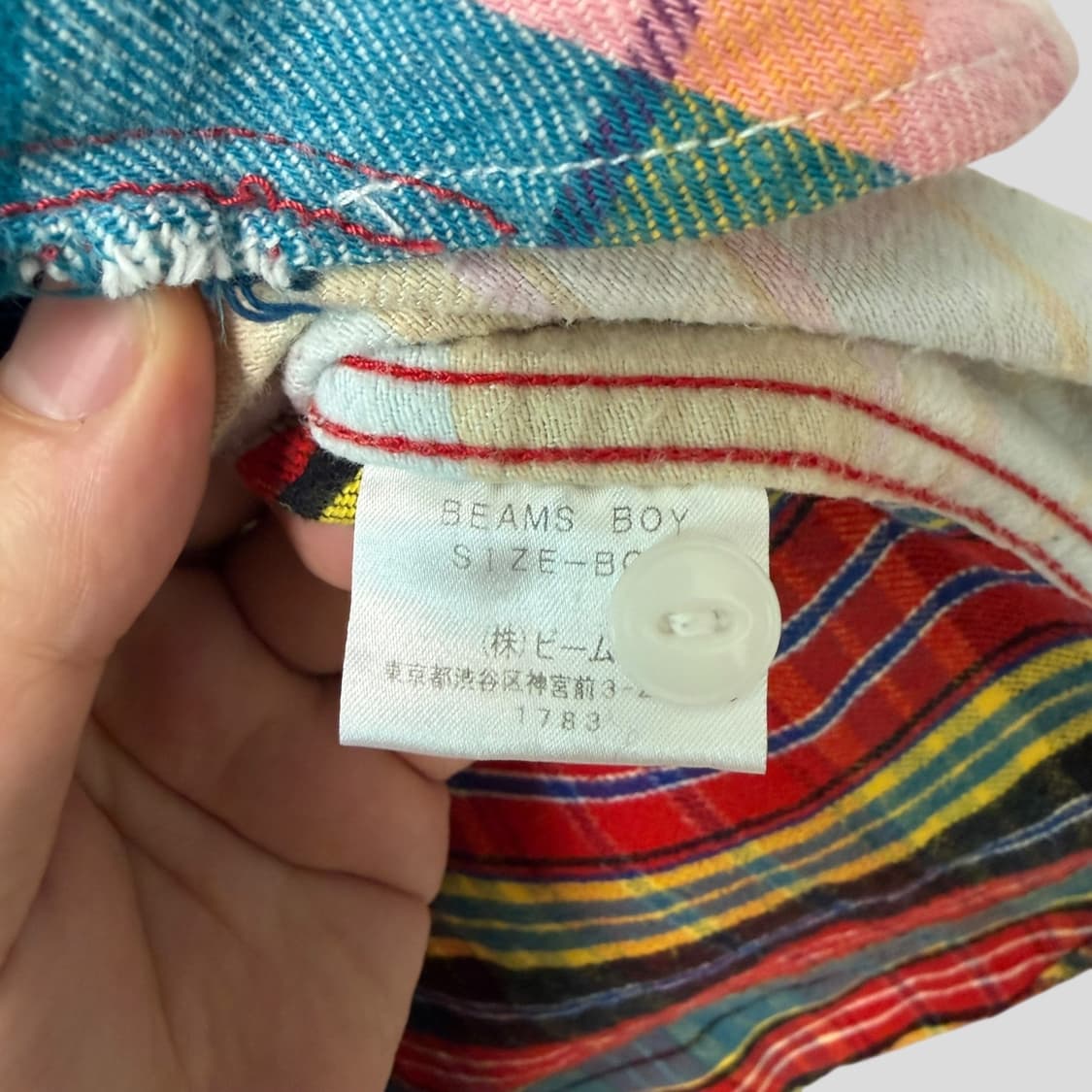 (OS)Beams boy 빔즈보이 크레이지패턴 플란넬 롱 셔츠 상품이미지9