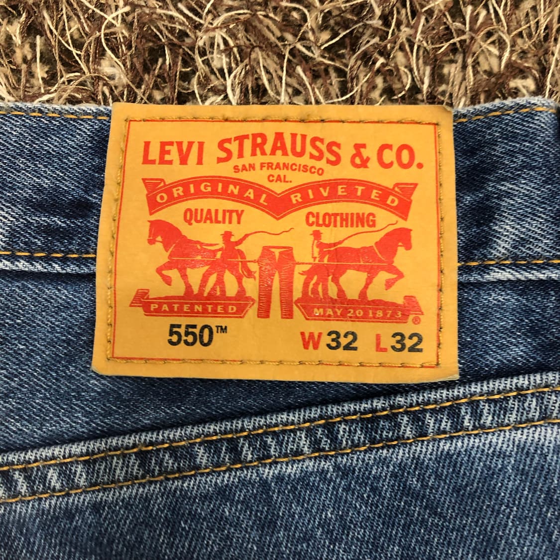 리바이스 550 워싱 데님 팬츠 상품이미지6