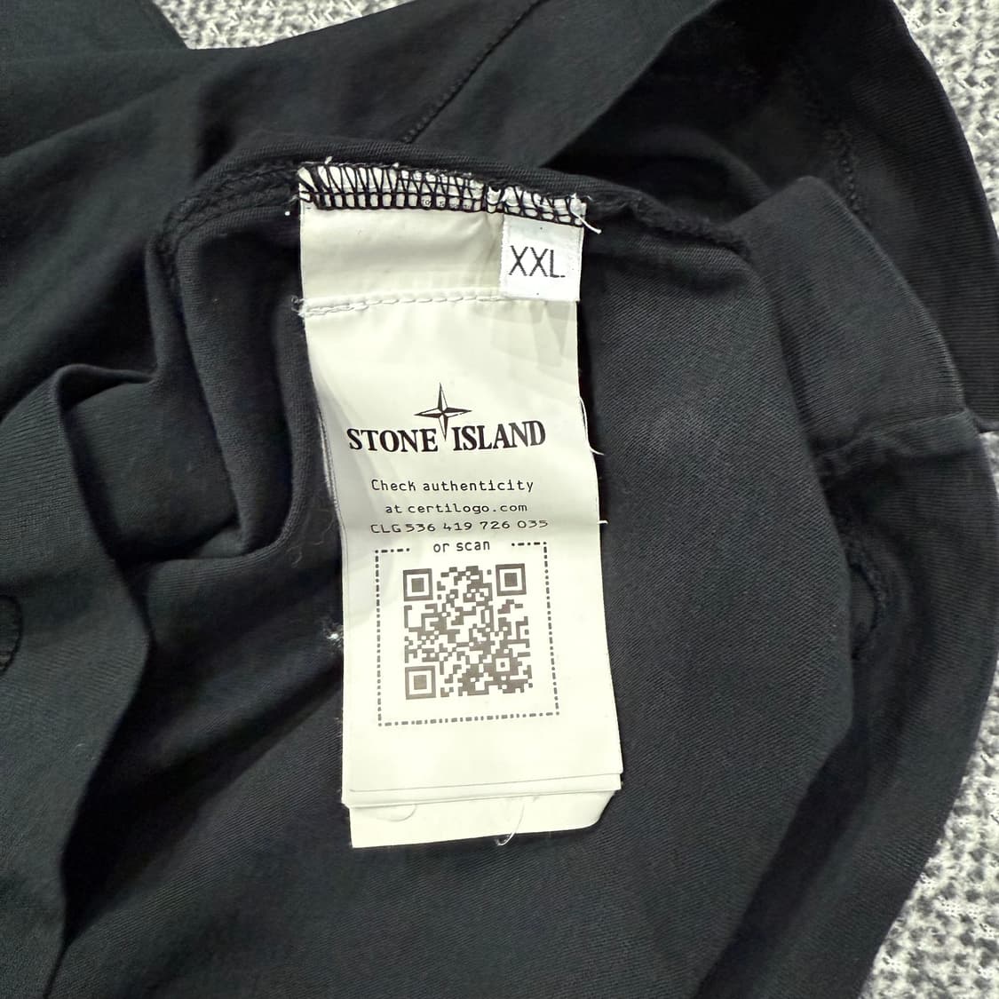 2XL 스톤아일랜드 패치 반팔티셔츠 상품이미지6