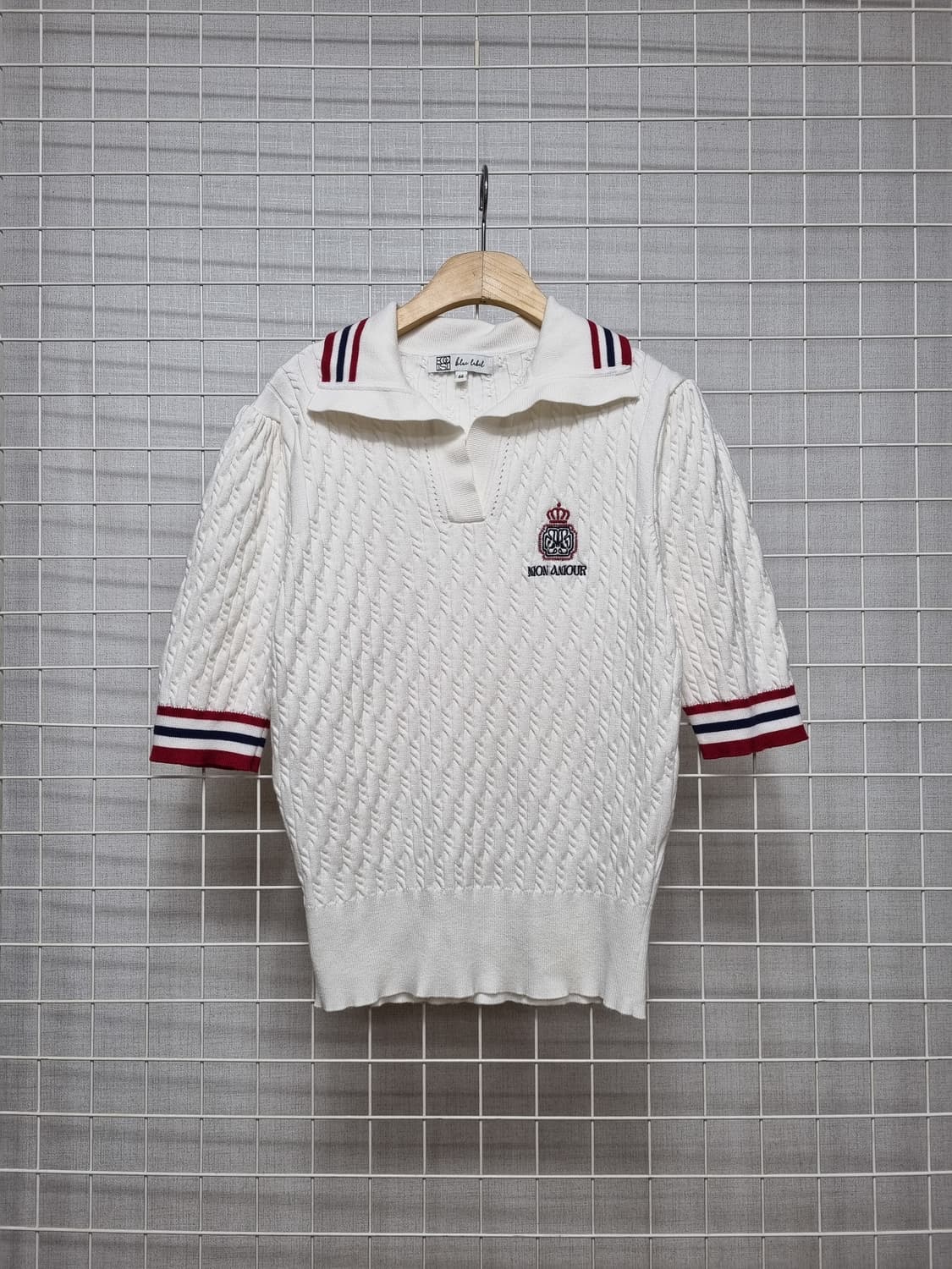 에고이스트 카라 니트 반팔 66 상품이미지1