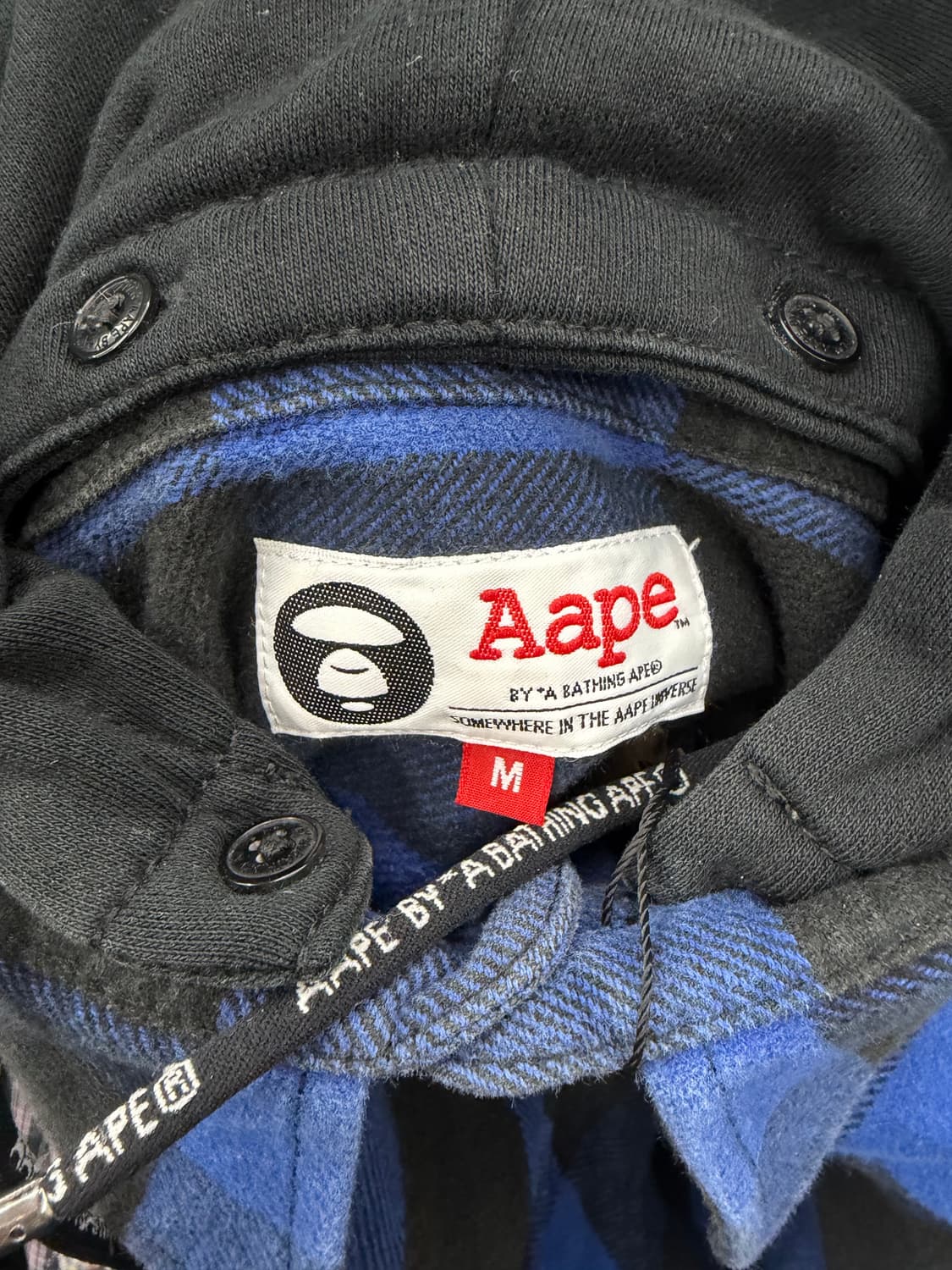 Aape by a bathing ape hood check shirt 상품이미지8